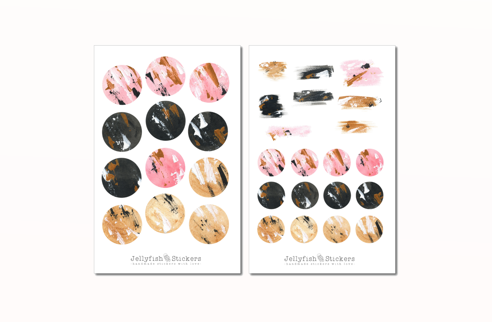 Bunte Monde Sticker Set