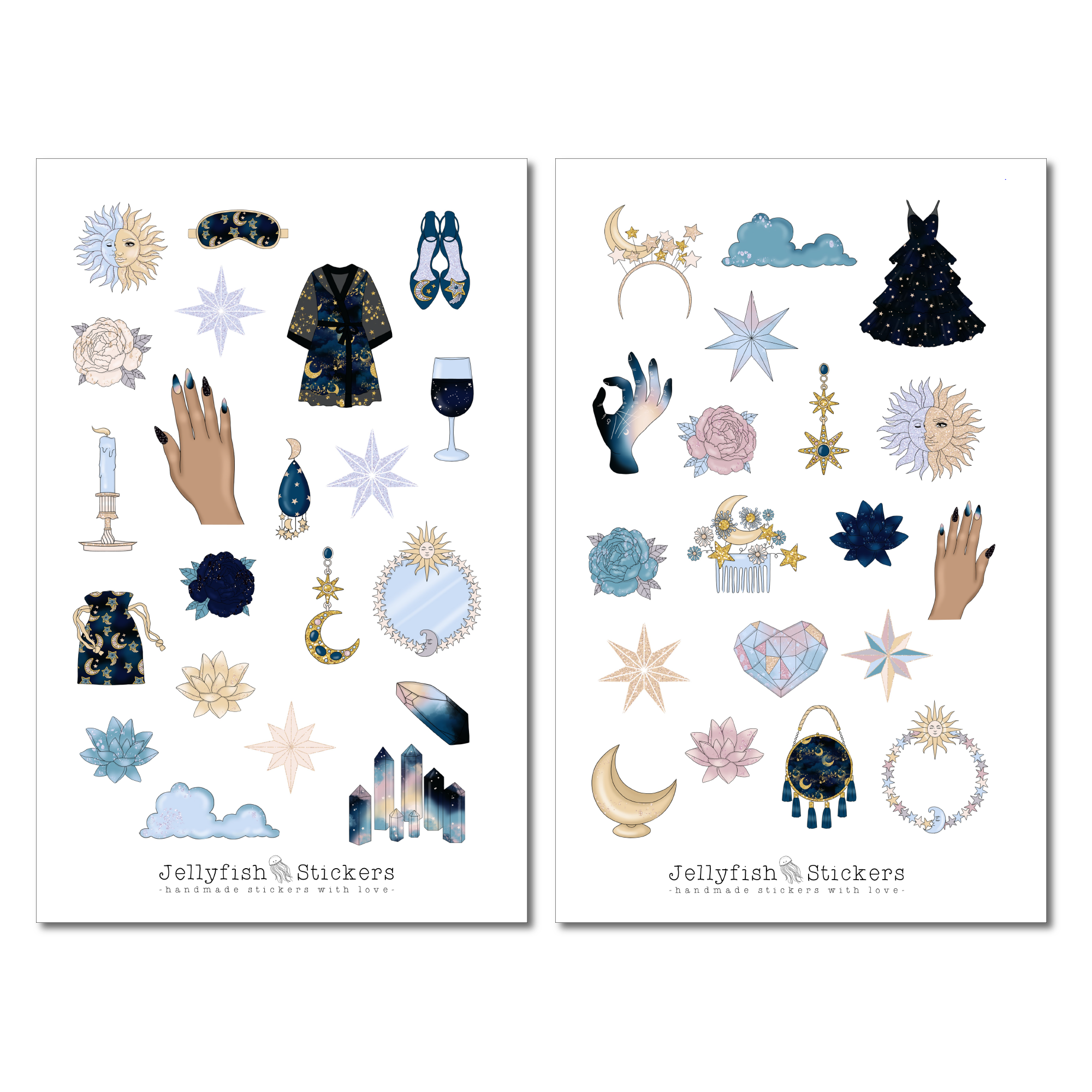 Mädchen Magie Sticker Set