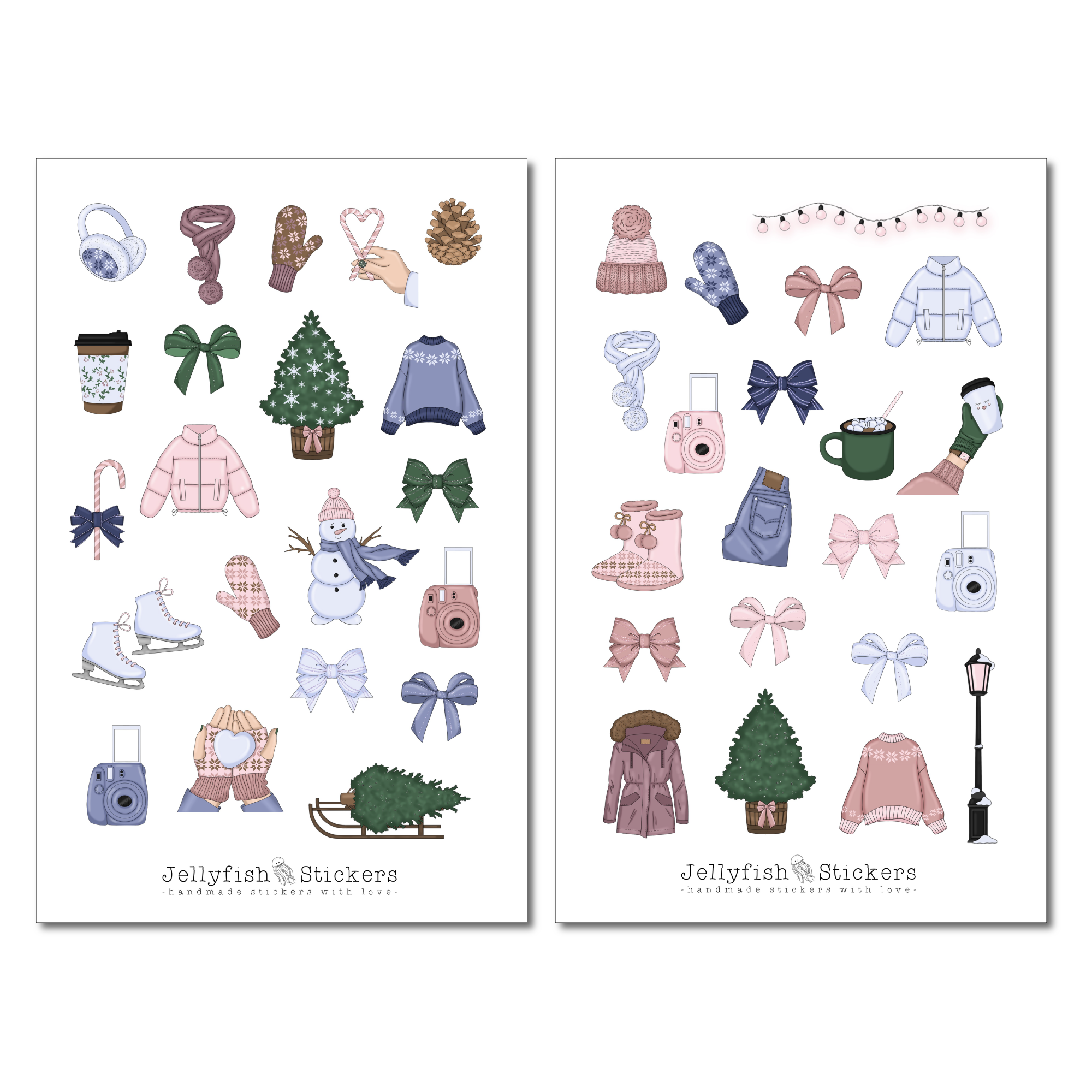 Girls Winter Sticker Set