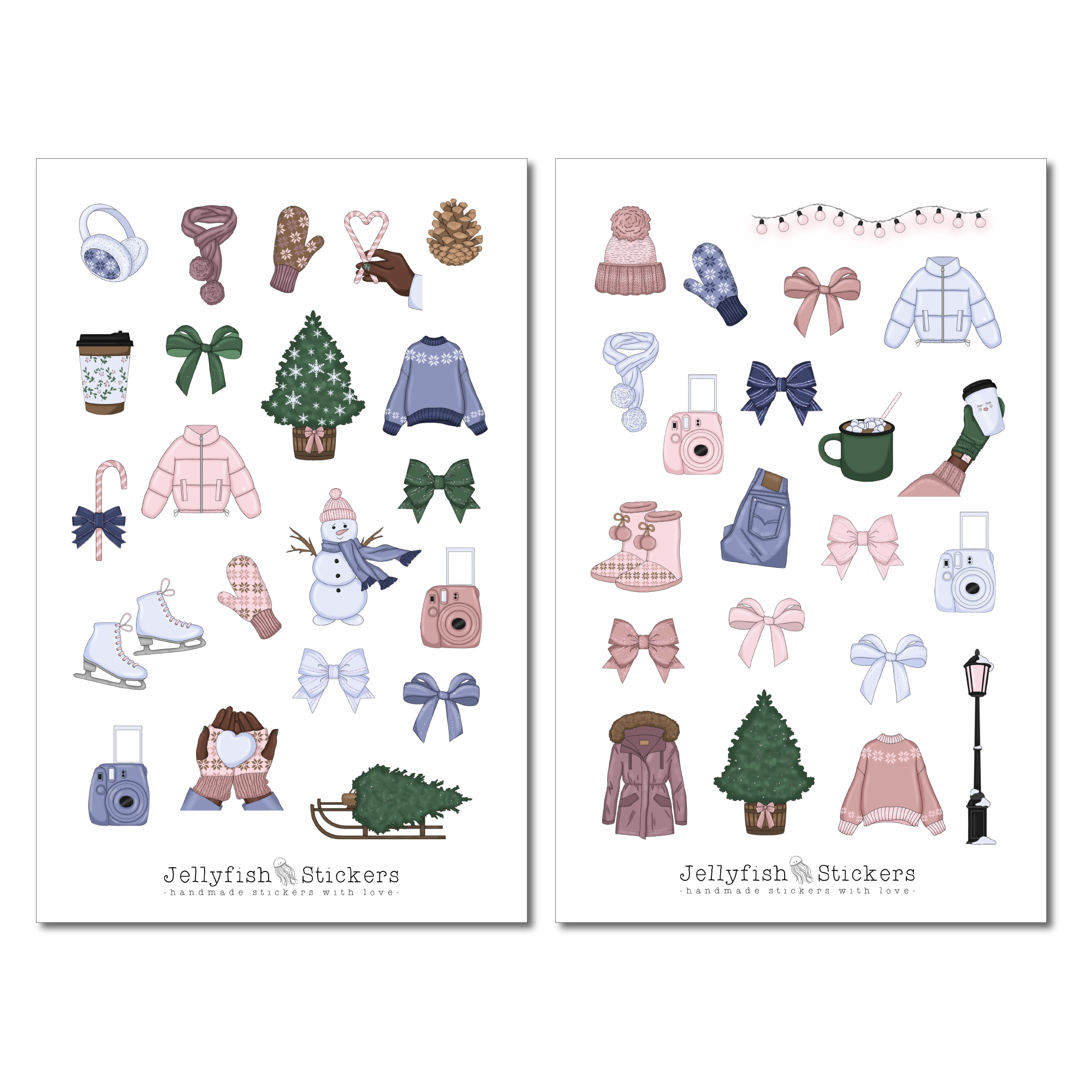 Girls Winter Sticker Set