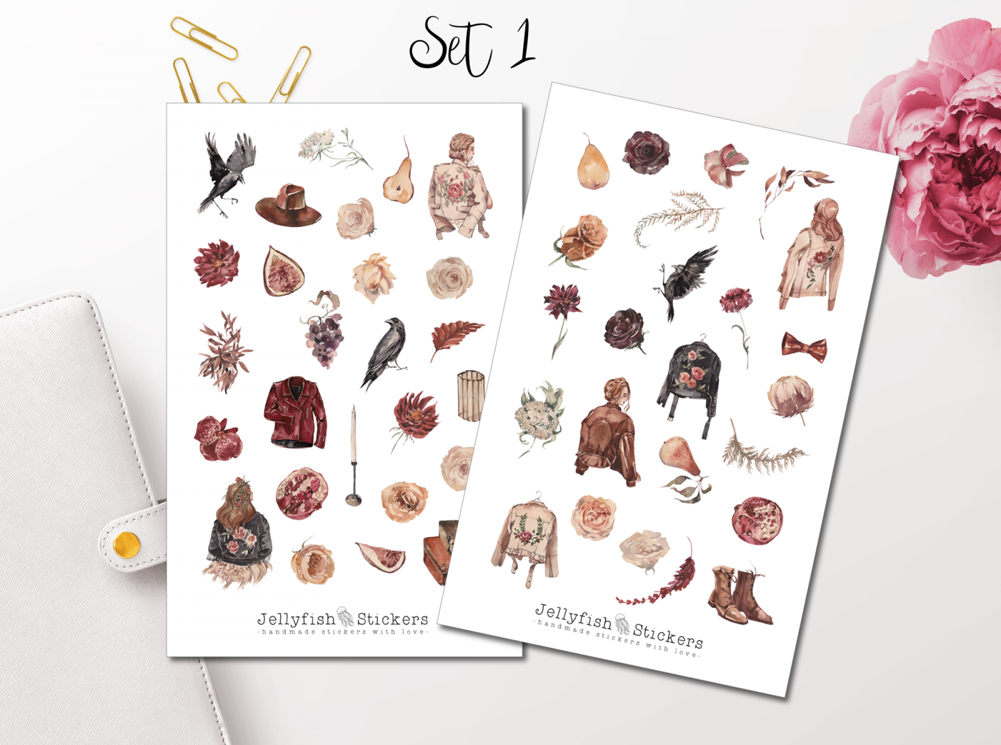 Herbst Sticker Set