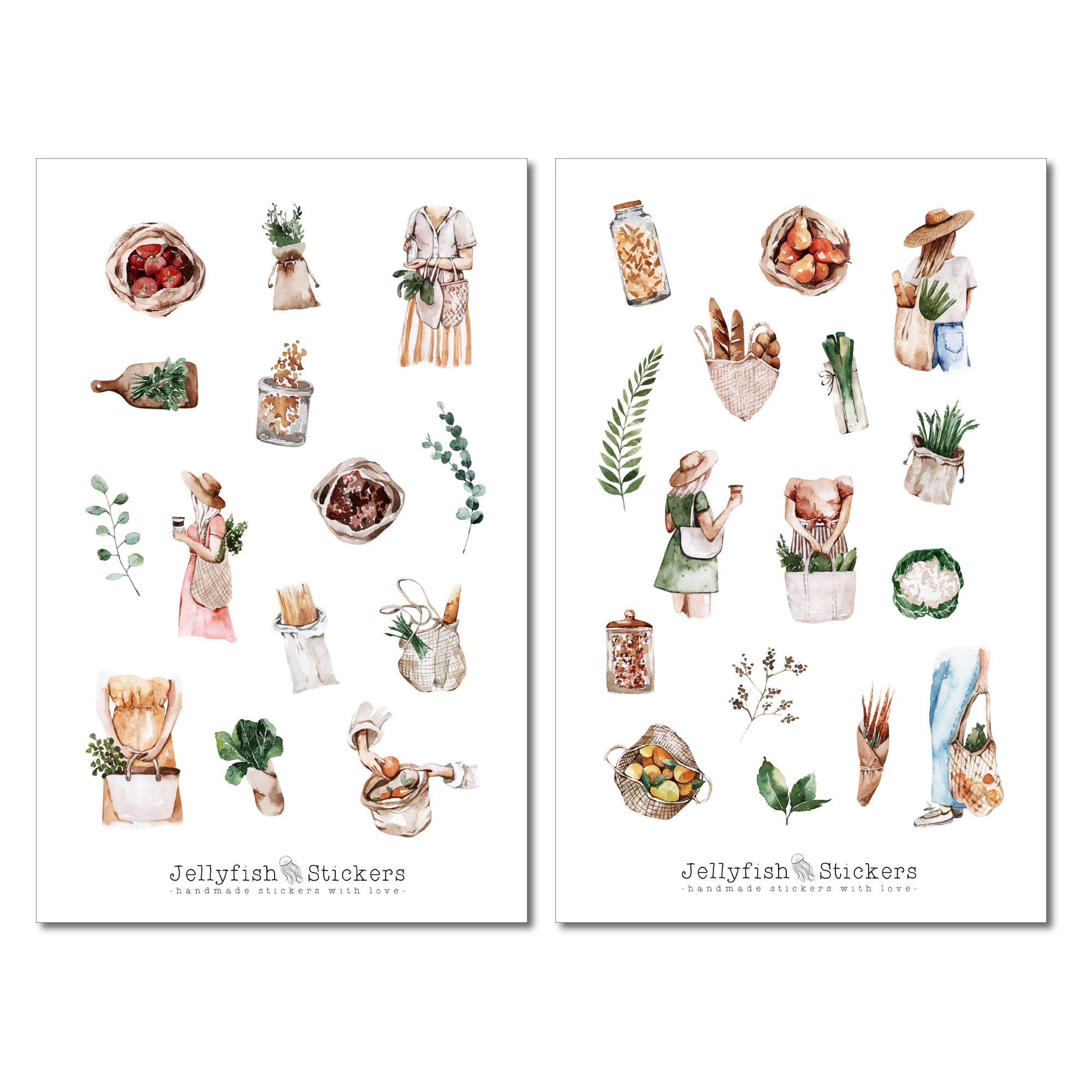 Market Cooking Sticker Set