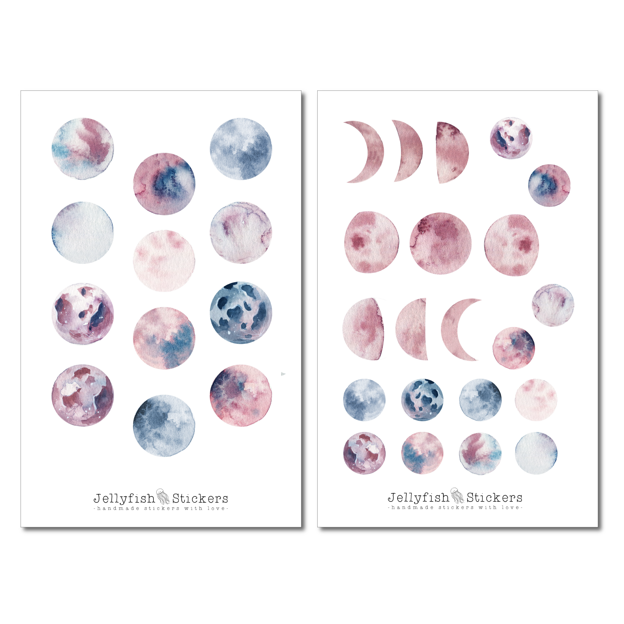 Monde und Tiere Sticker Set