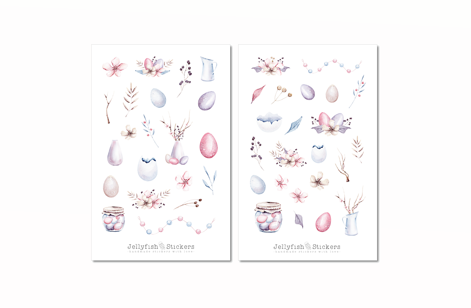 Ostern Pastell Sticker Set