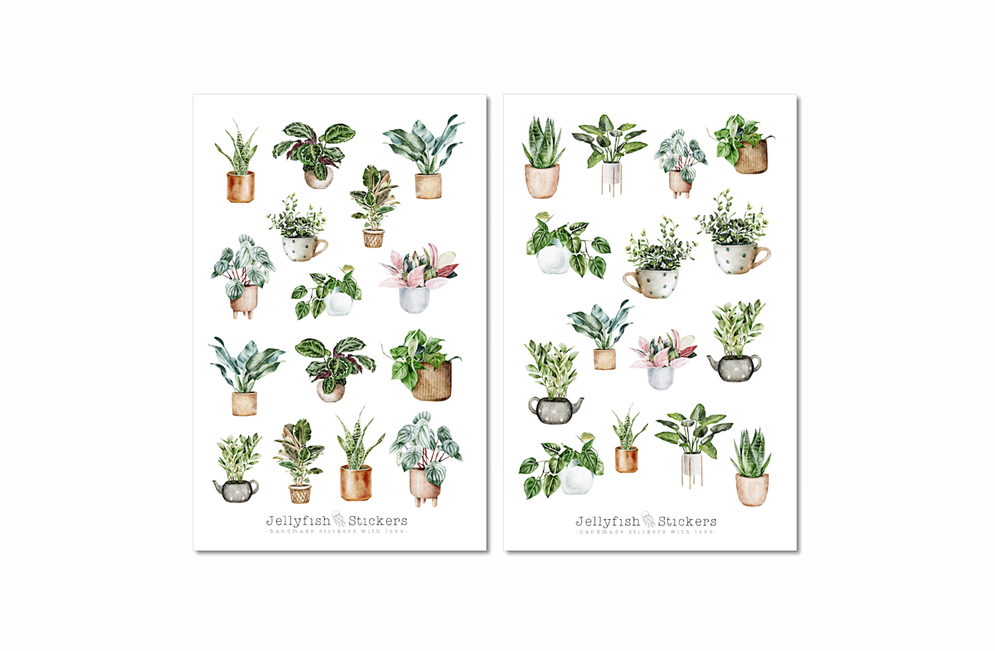 Pflanzen Sticker Set