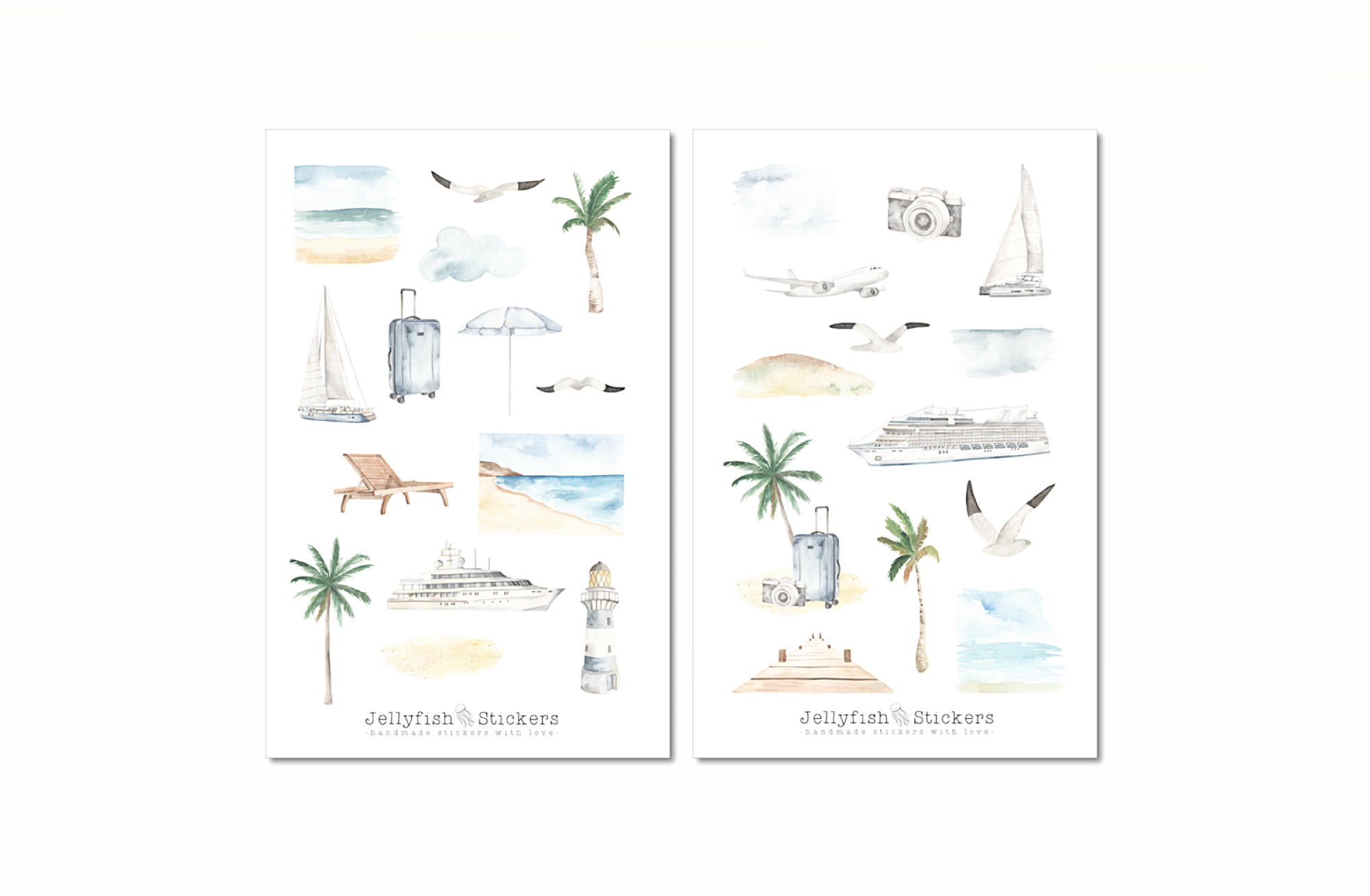 Urlaub Sticker Set