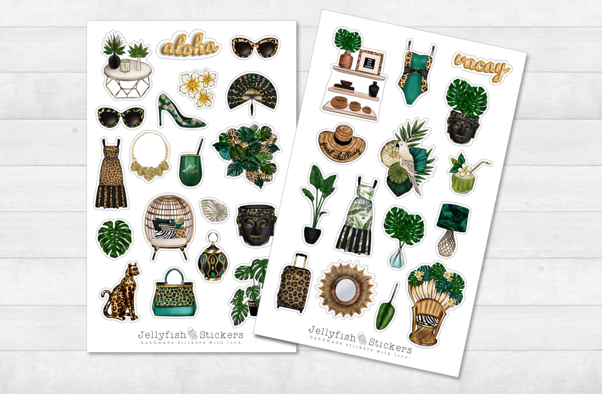 Fashion Tropical Sticker Set