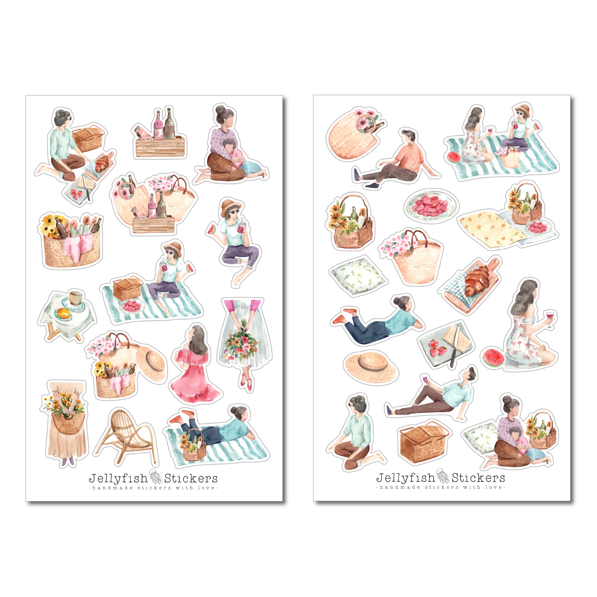 Picknick Sticker Set