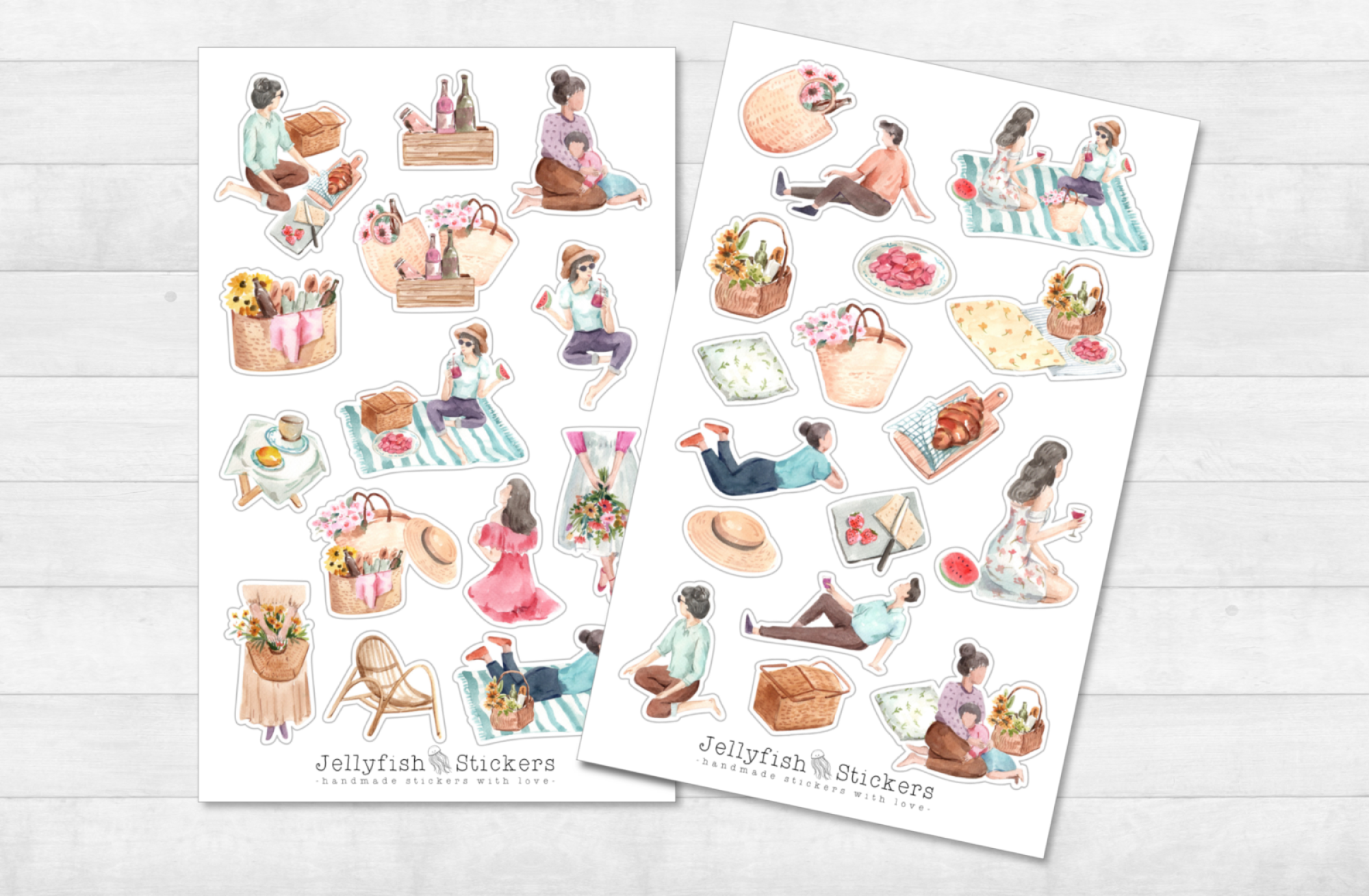 Picnic Sticker Set