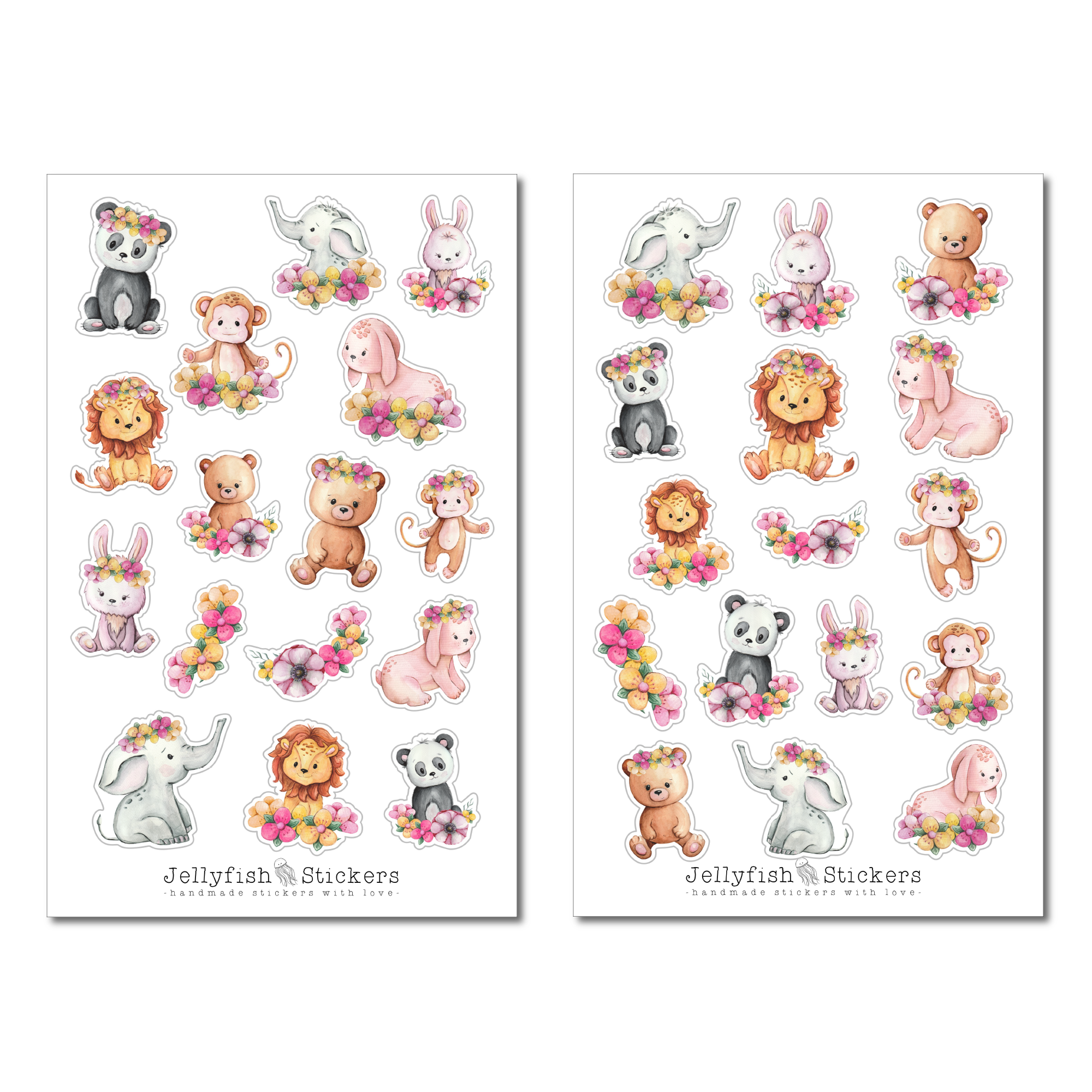 Baby Animals Sticker Set