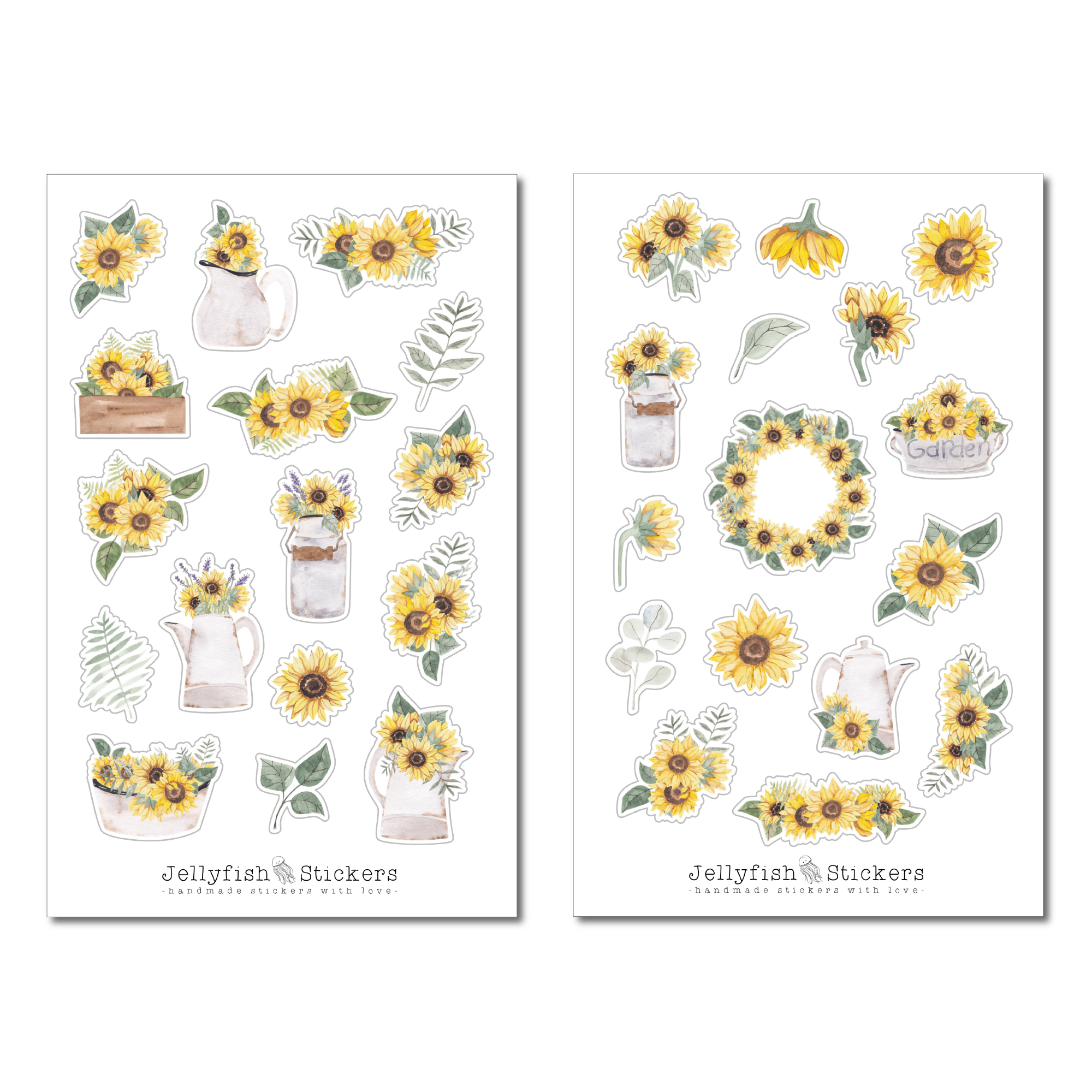 Sunflowers Sticker Set