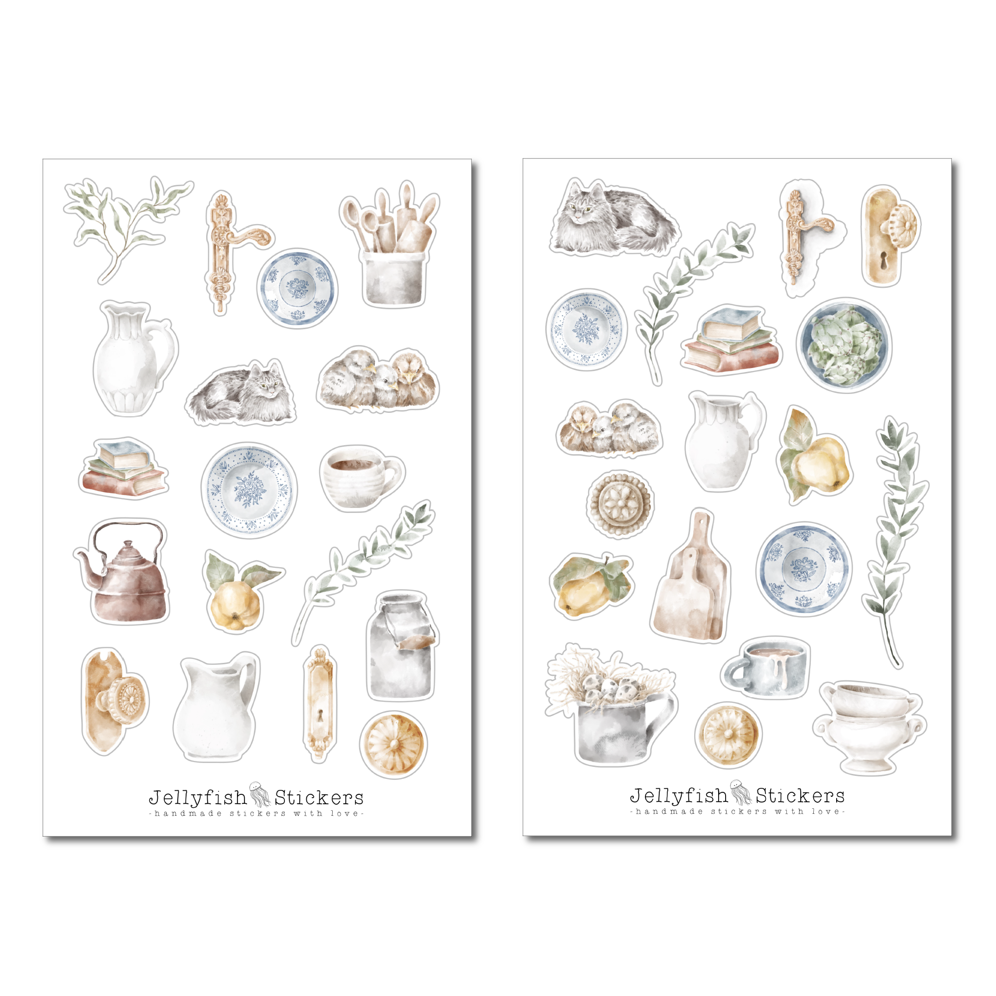 Porcelain Sticker Set