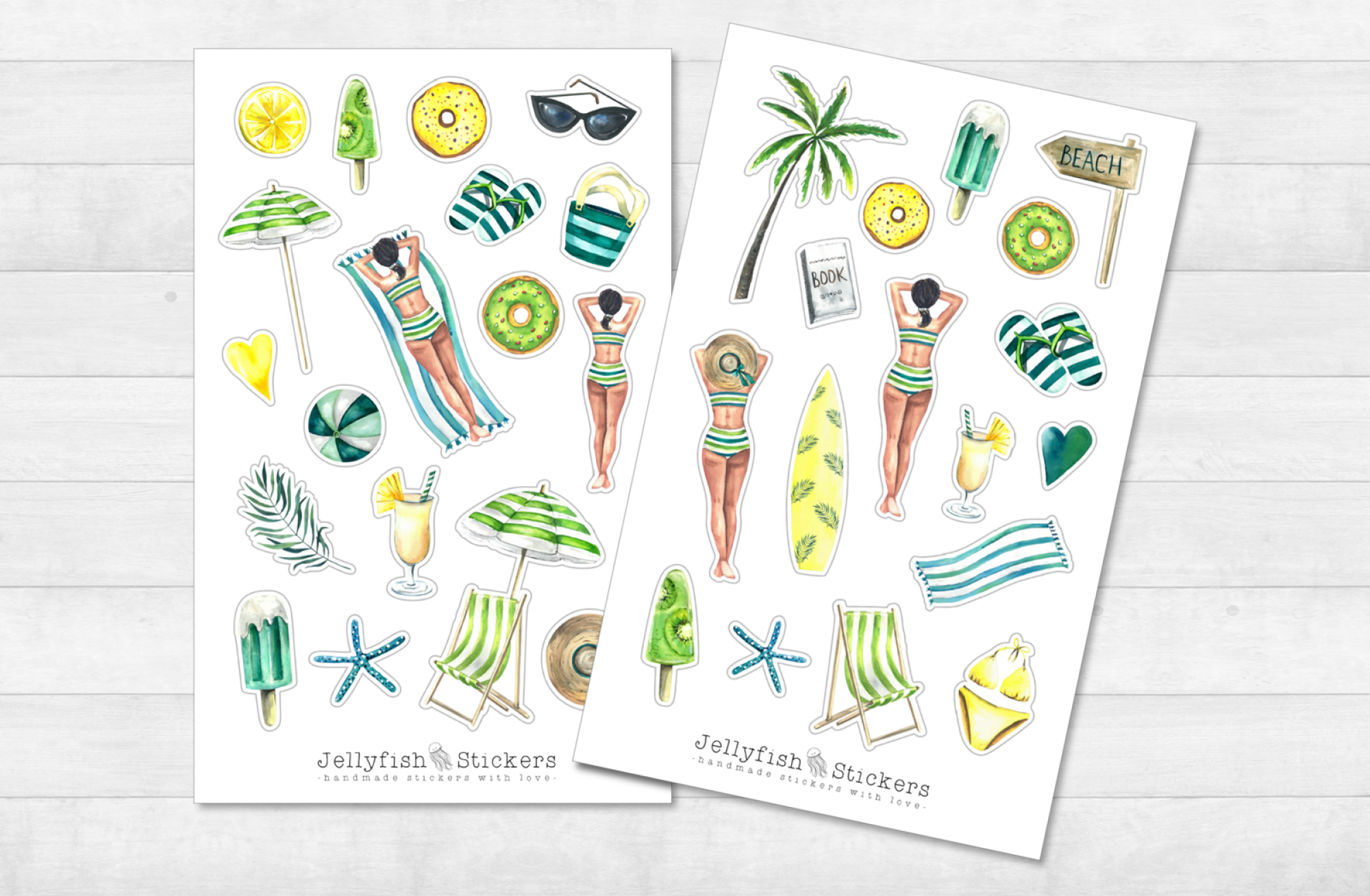 Sommer Sticker Set