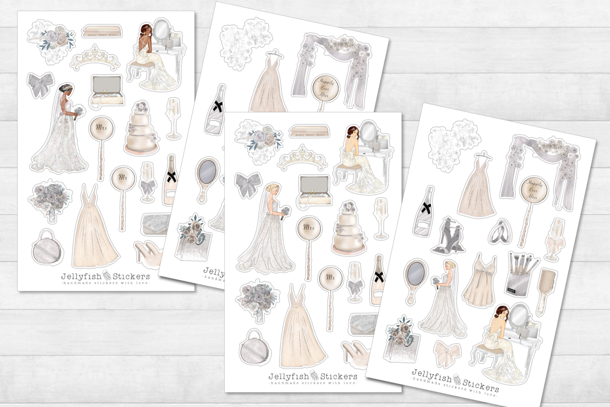 Bride Sticker Set