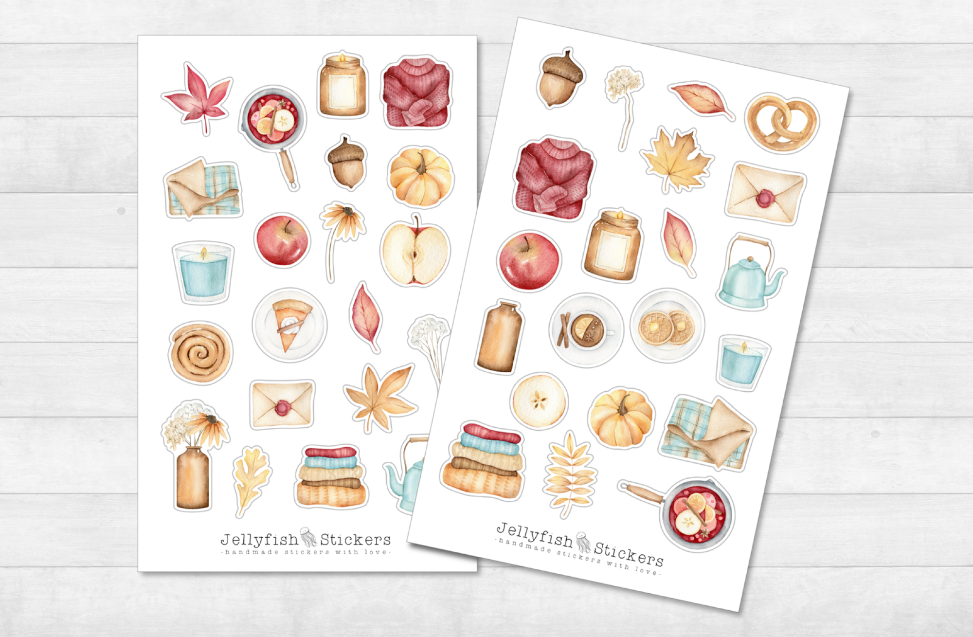 Herbst Sticker Set