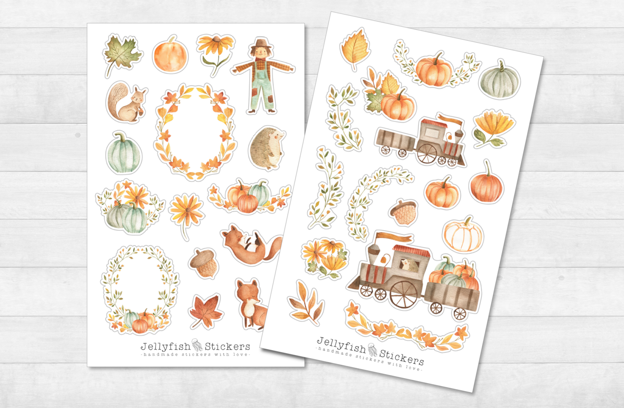 Herbst Sticker Set