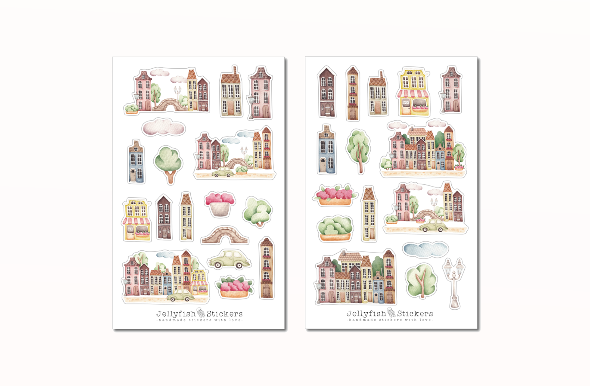 Houses Sticker Set
