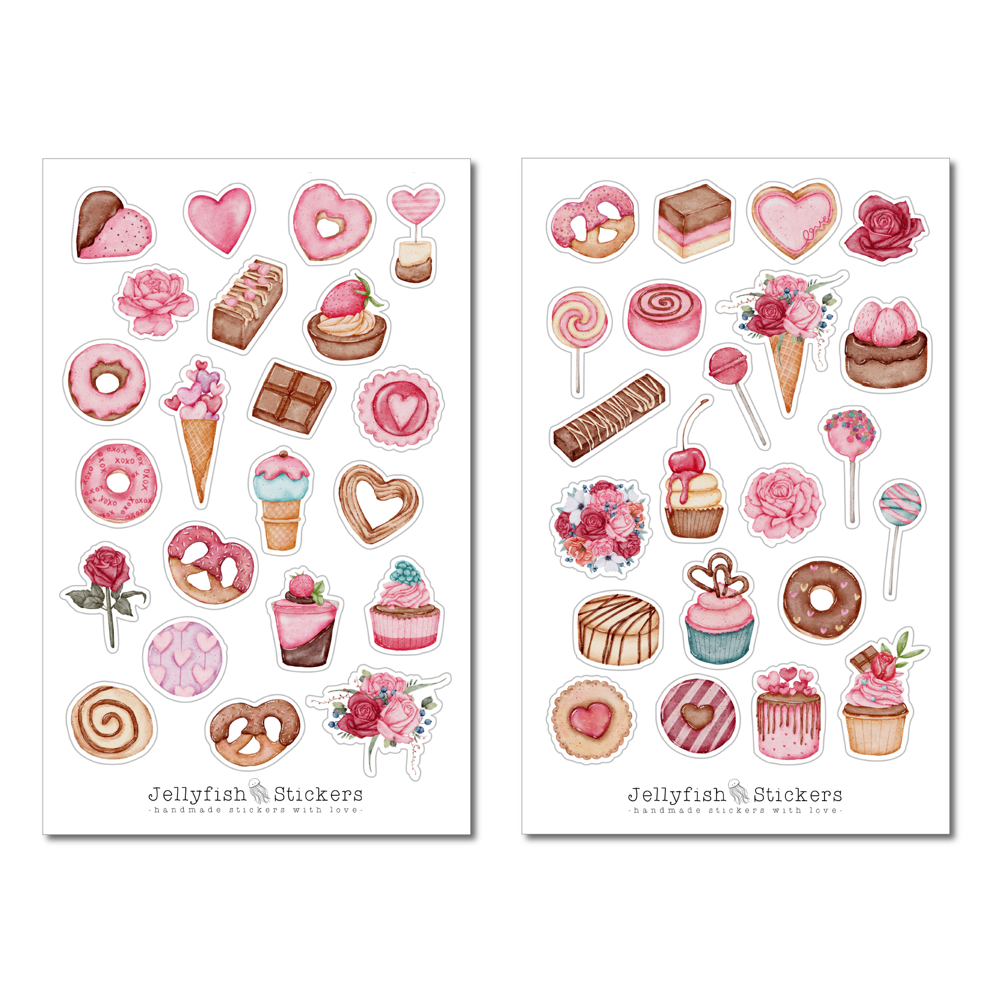 Candy and Pastry Sticker Set