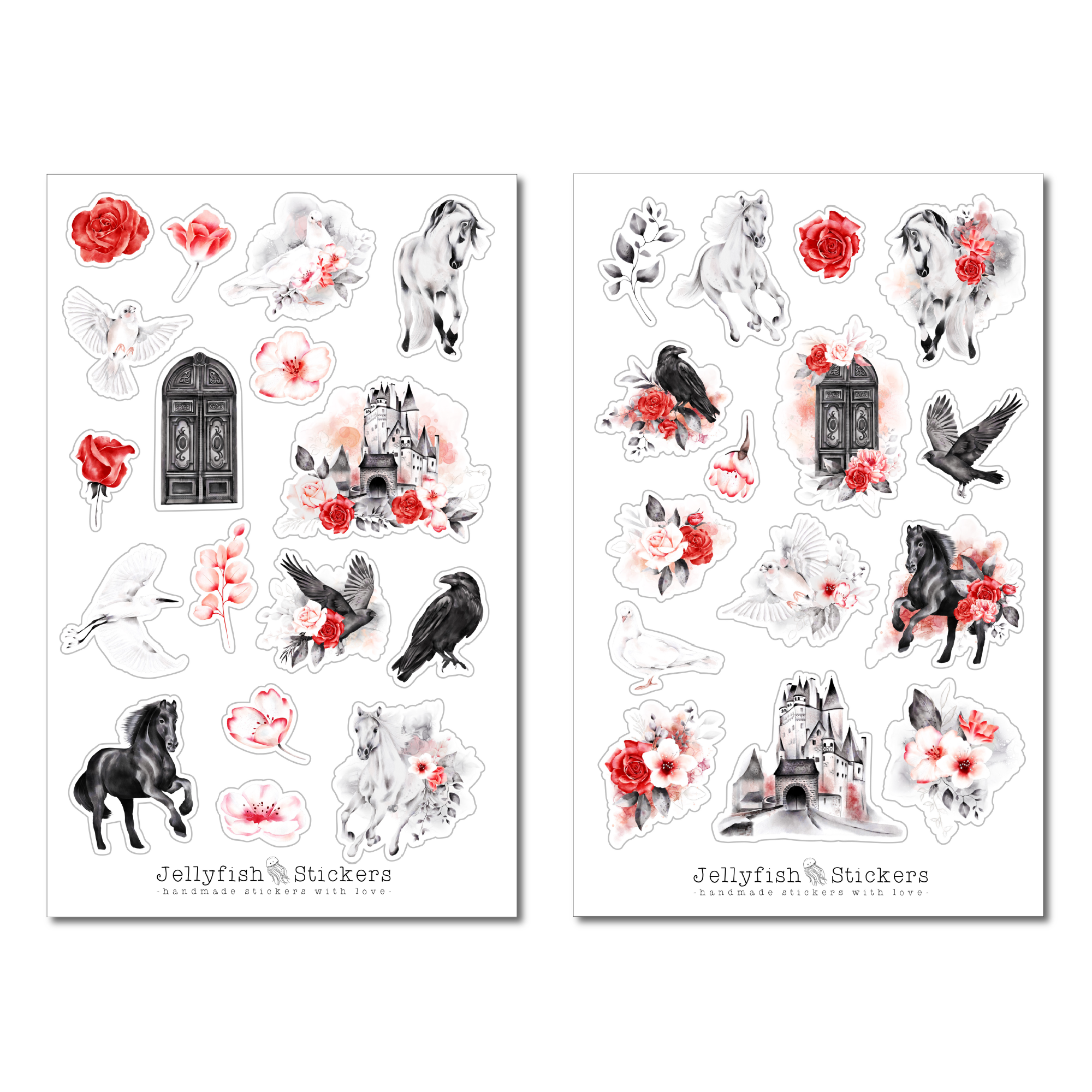 Fairy Tales Animals Sticker Set