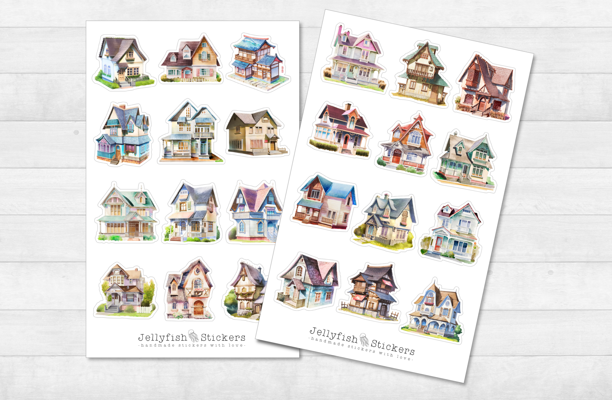 Houses Sticker Set