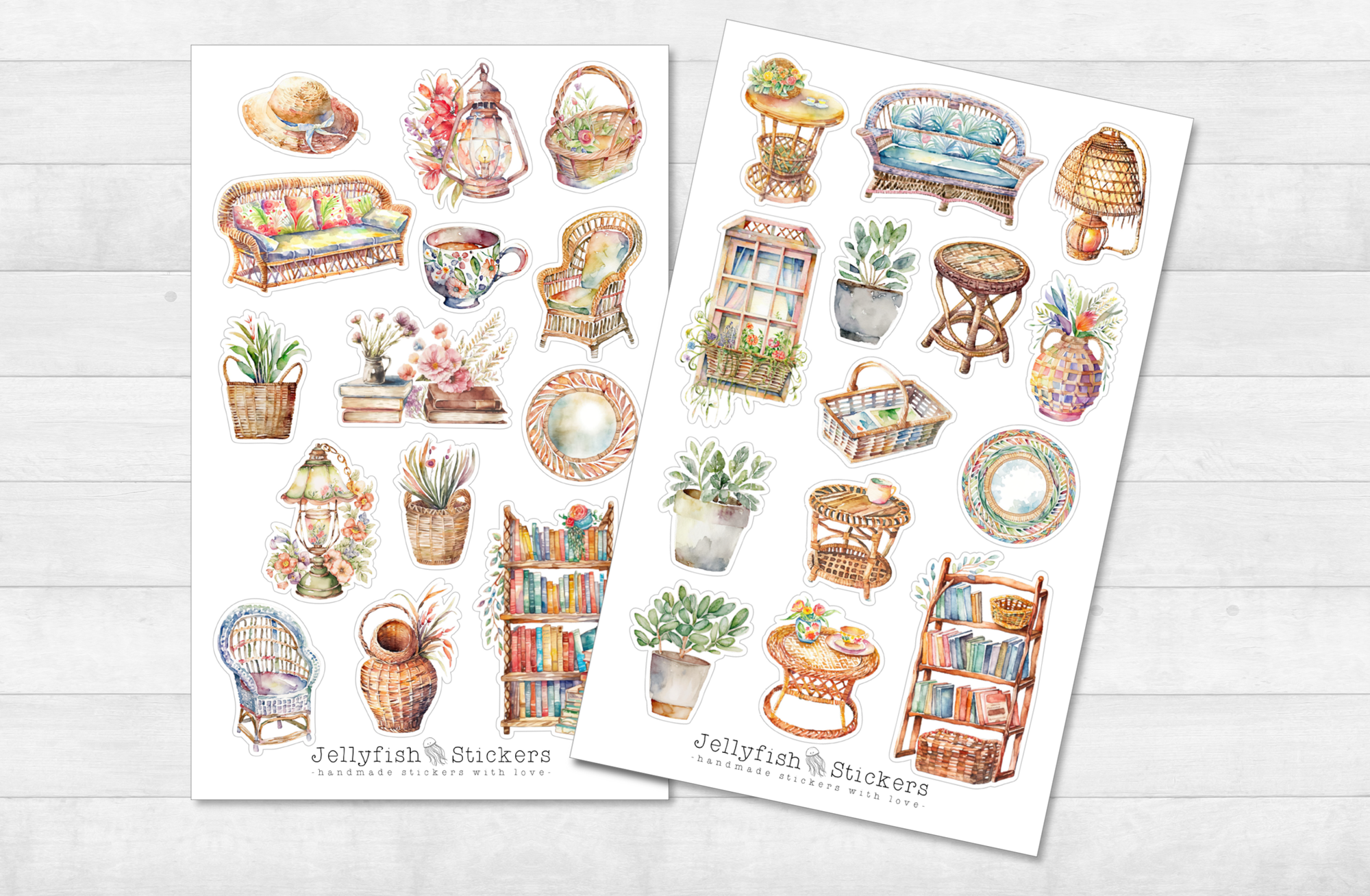 Möbel Sticker Set