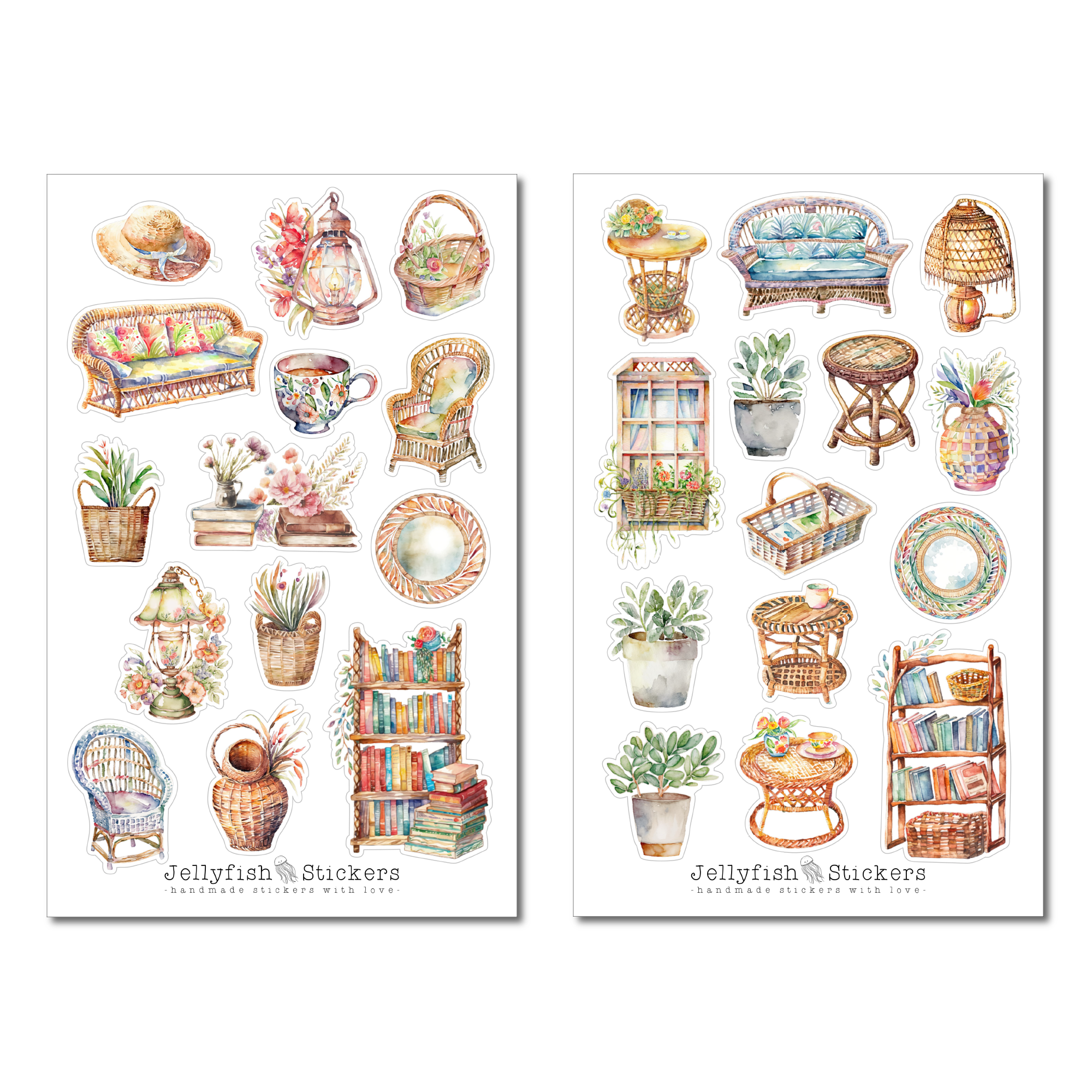 Möbel Sticker Set