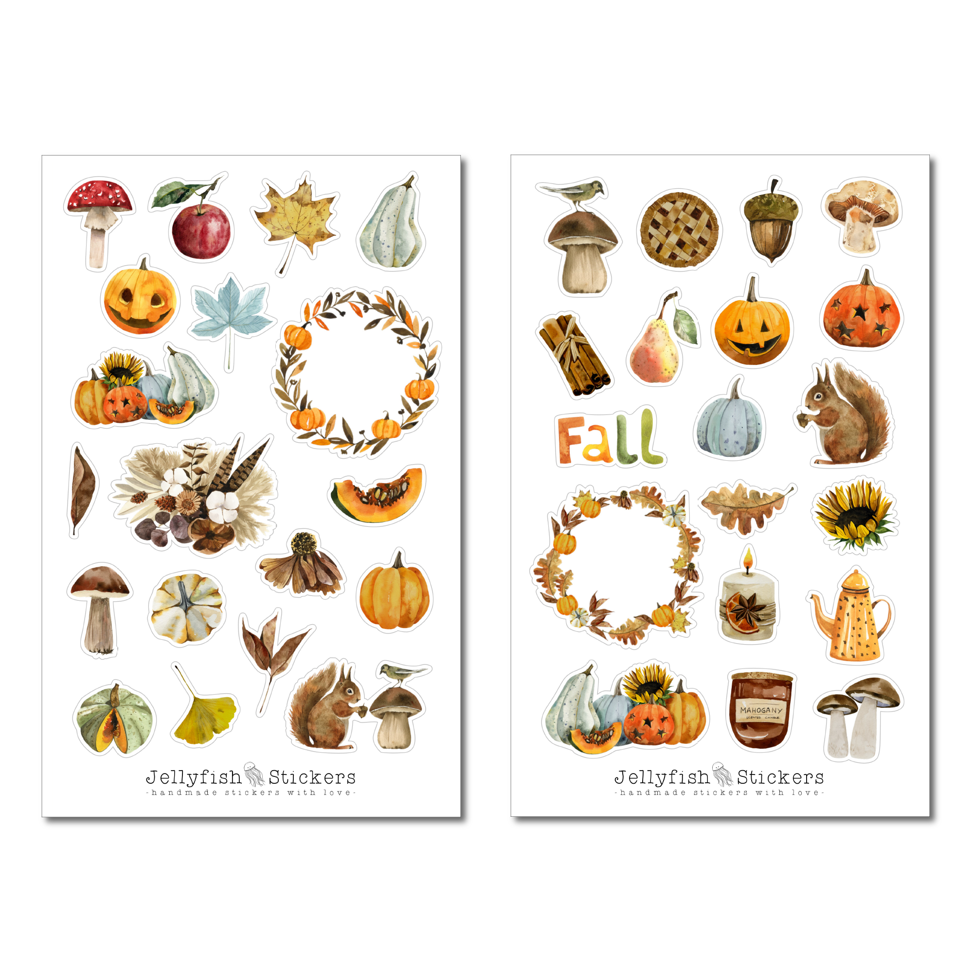 Herbst Sticker Set