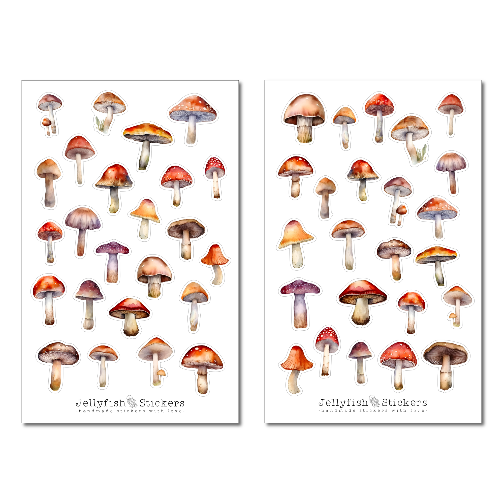 Mushrooms Sticker Set