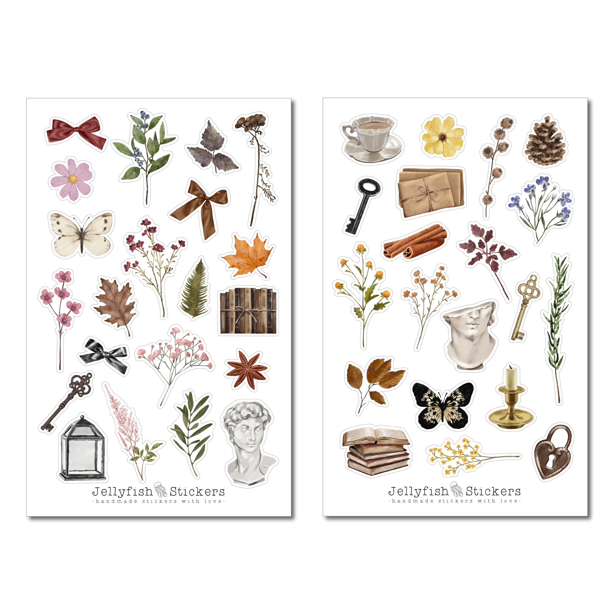 Wildblumen Sticker Set