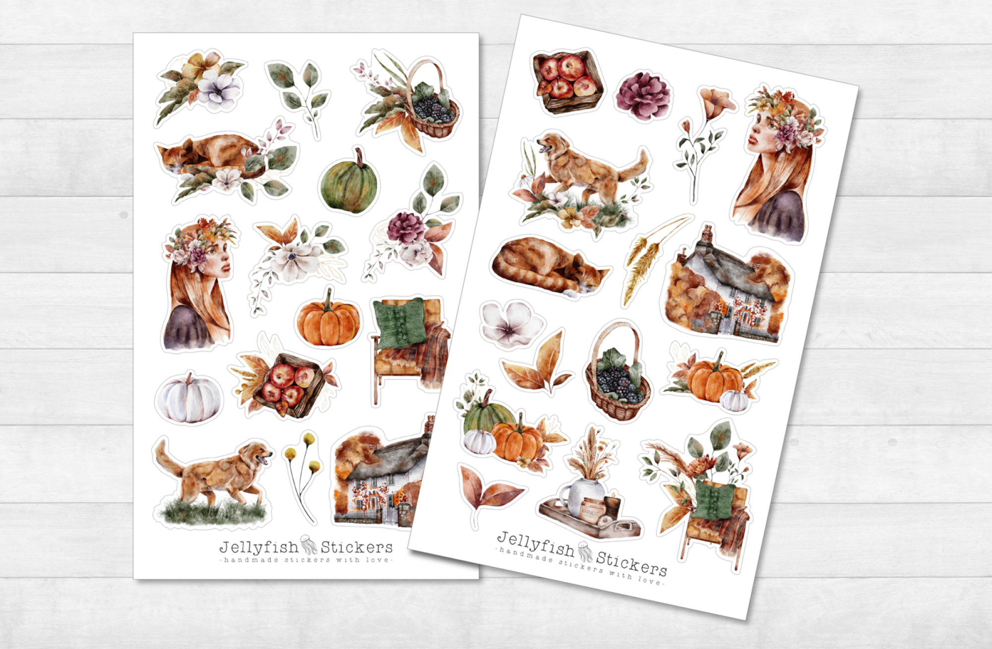 Herbst Sticker Set