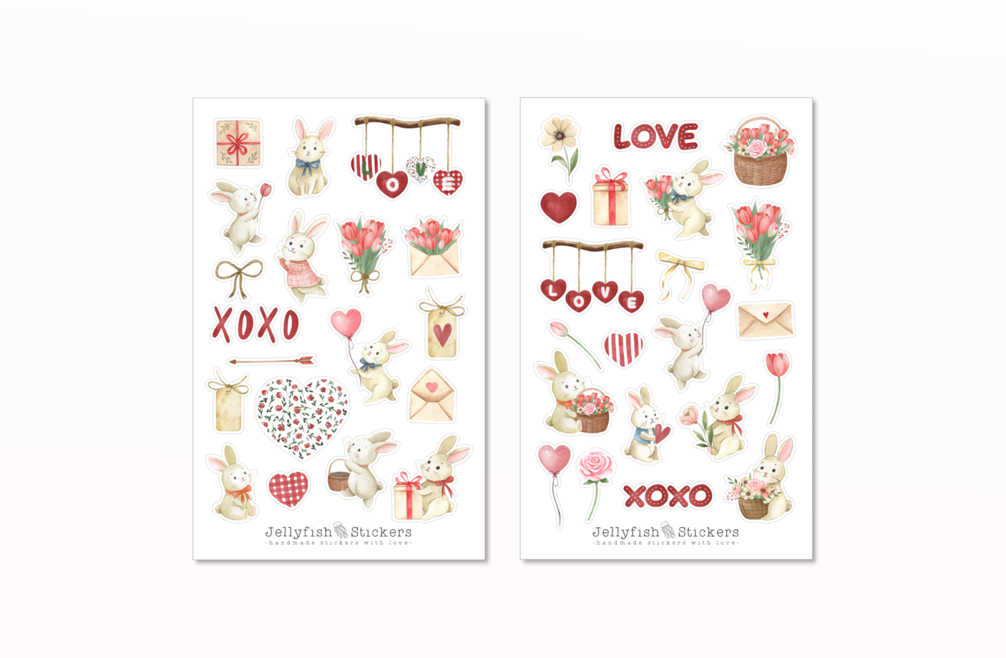 Hasen Sticker Set