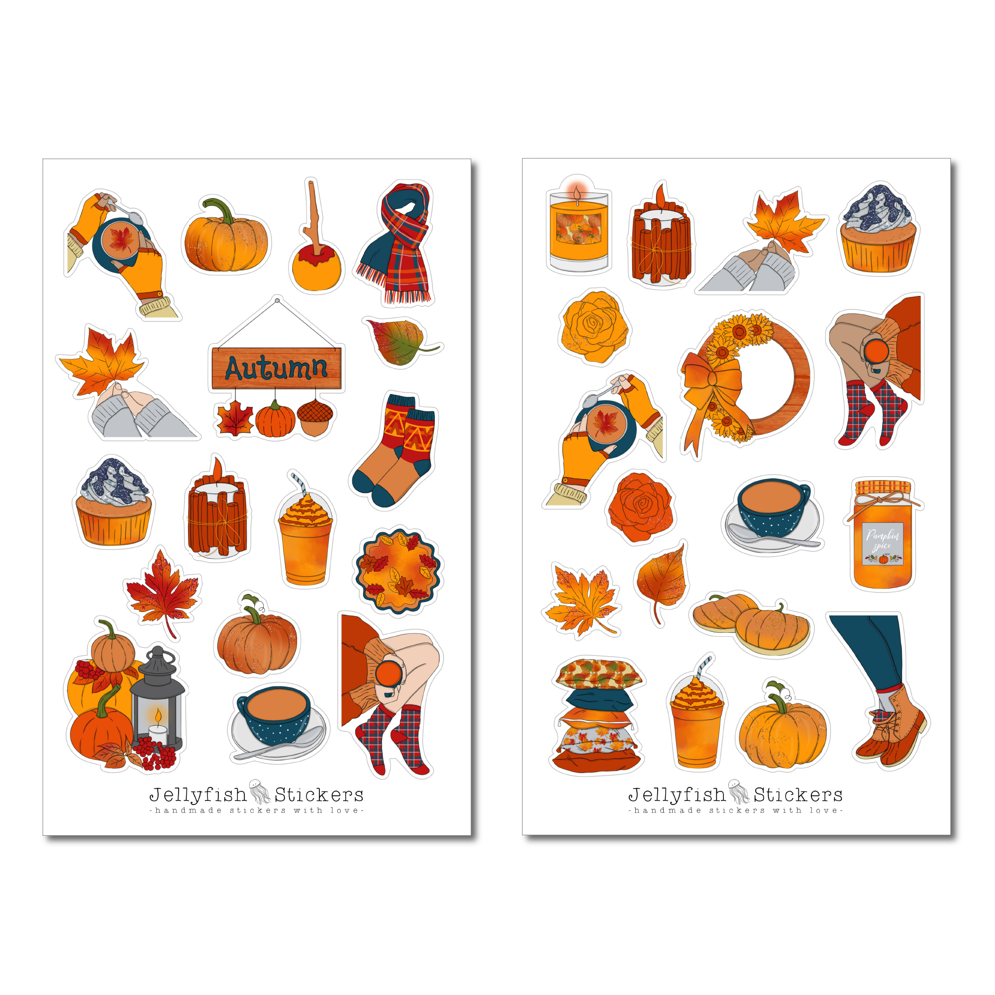 Girls Autumn Sticker Set