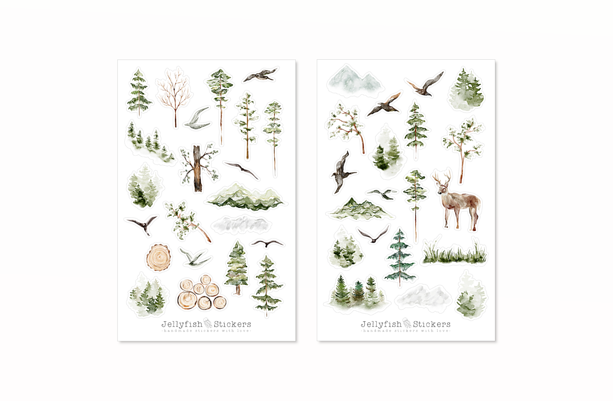 Wald Sticker Set