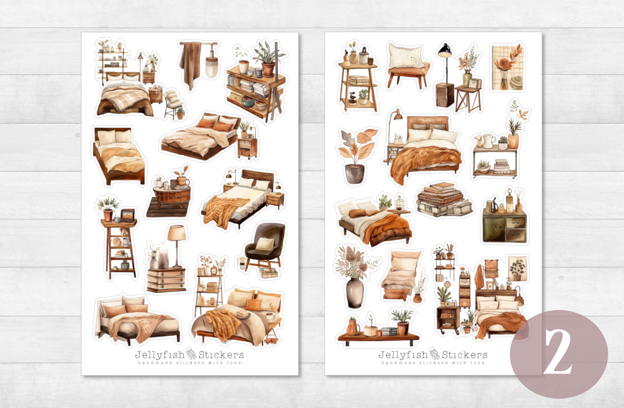 Cozy Home Sticker Set