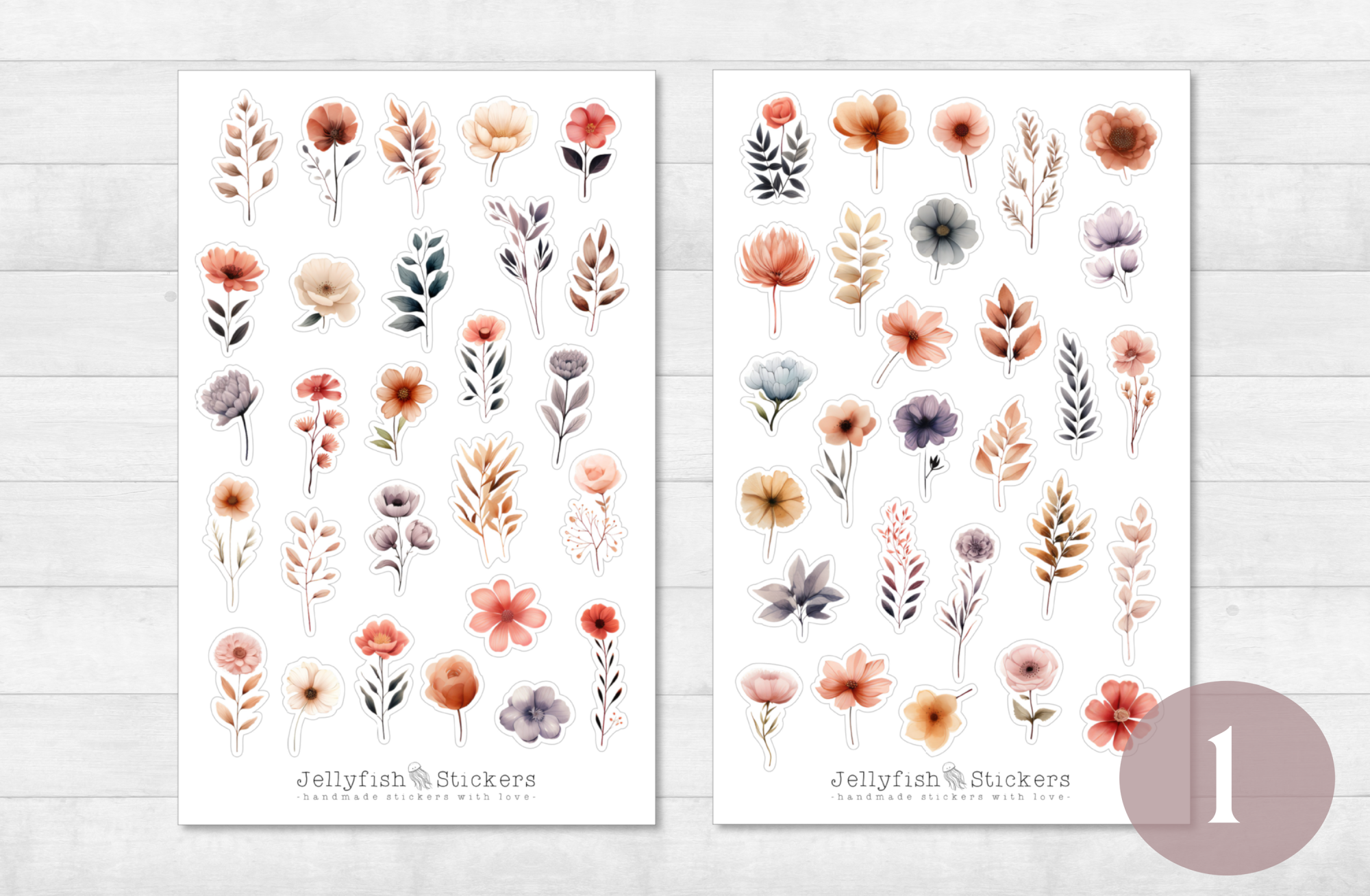 Flowers Sticker Set