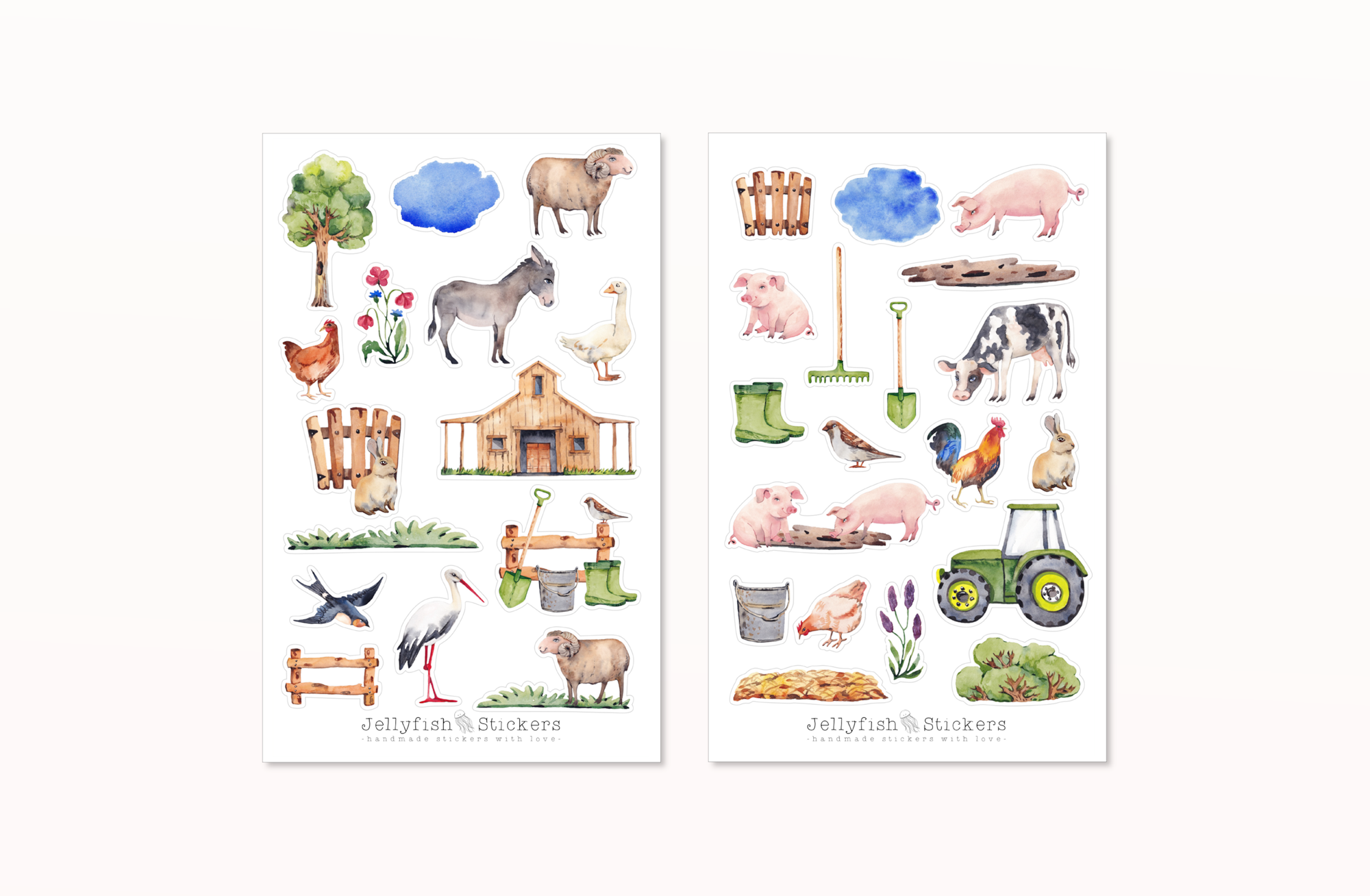 Farm Sticker Set