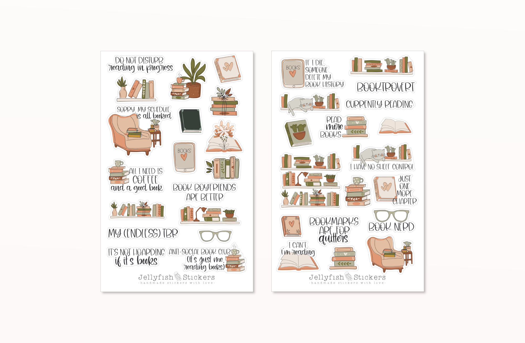 Books Sticker Set