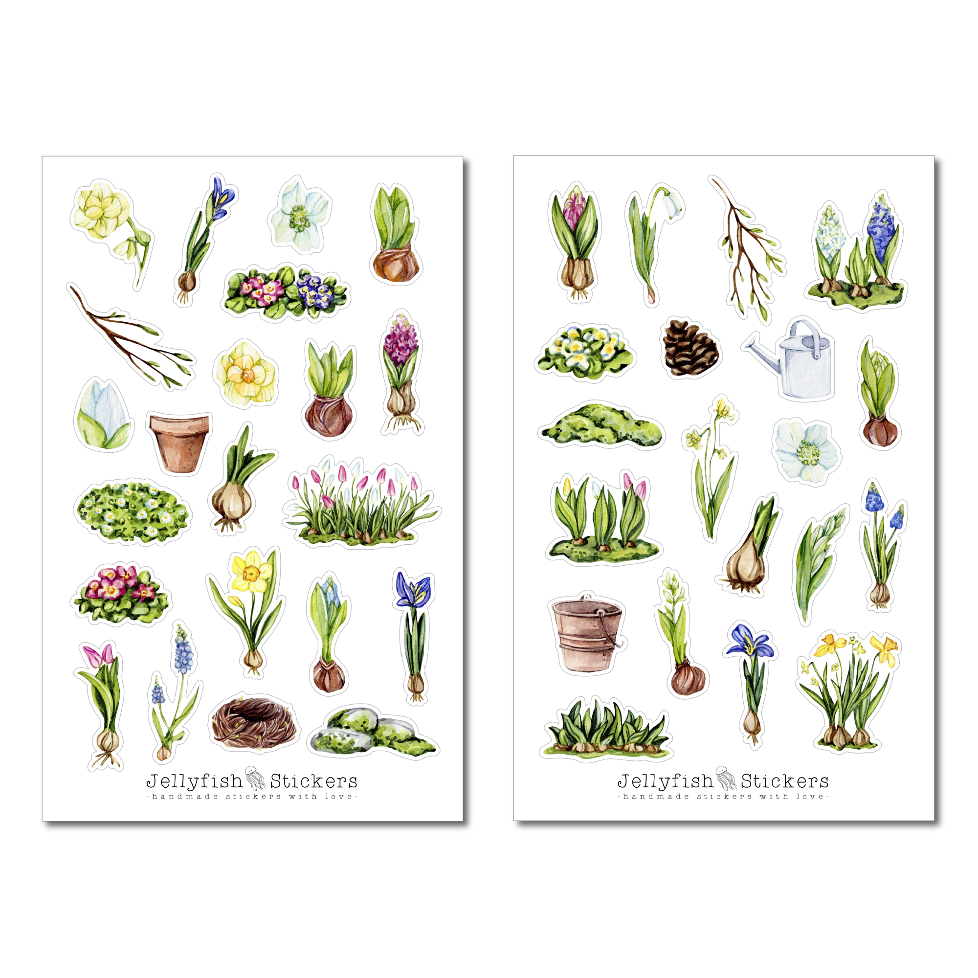 Frühling Sticker Set