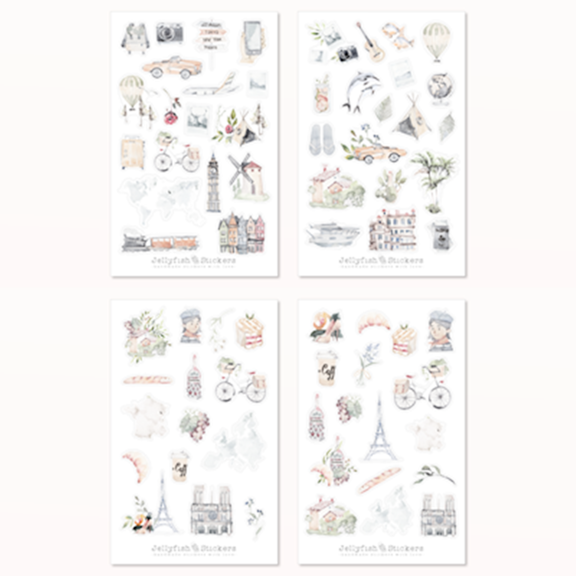 Travelling Sticker Set MEGA BUNDLE