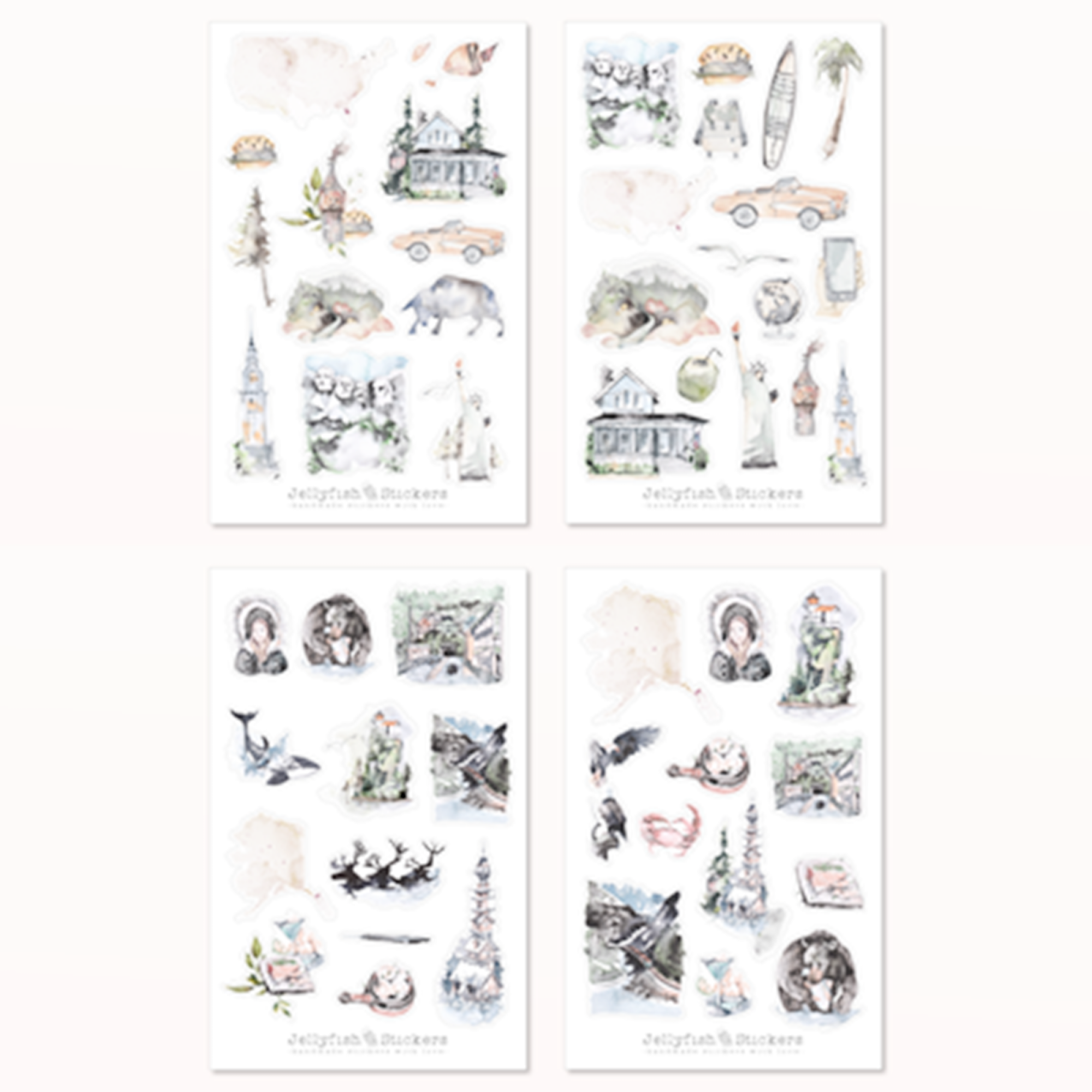 Travelling Sticker Set MEGA BUNDLE