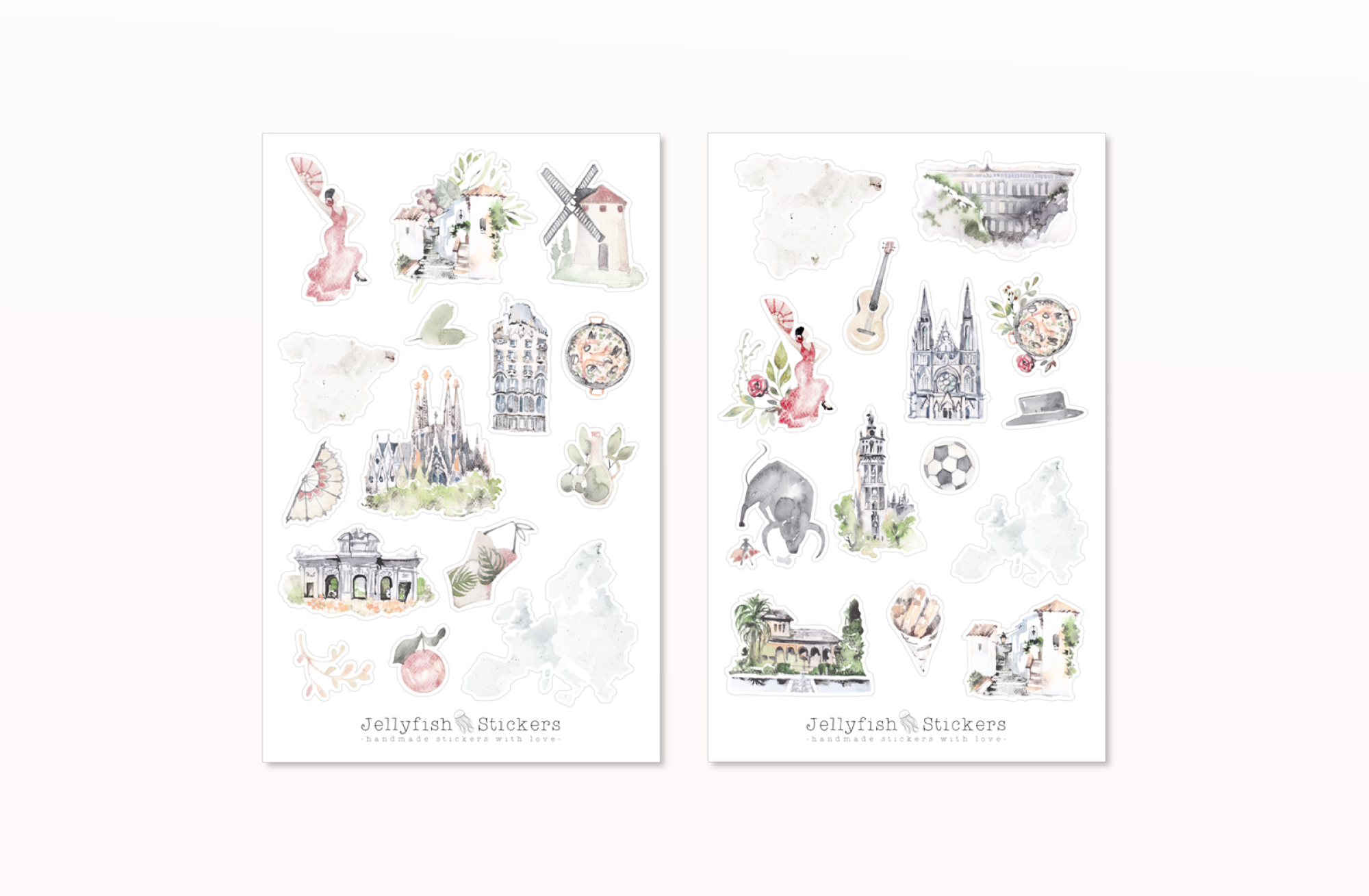 Spain Sticker Set