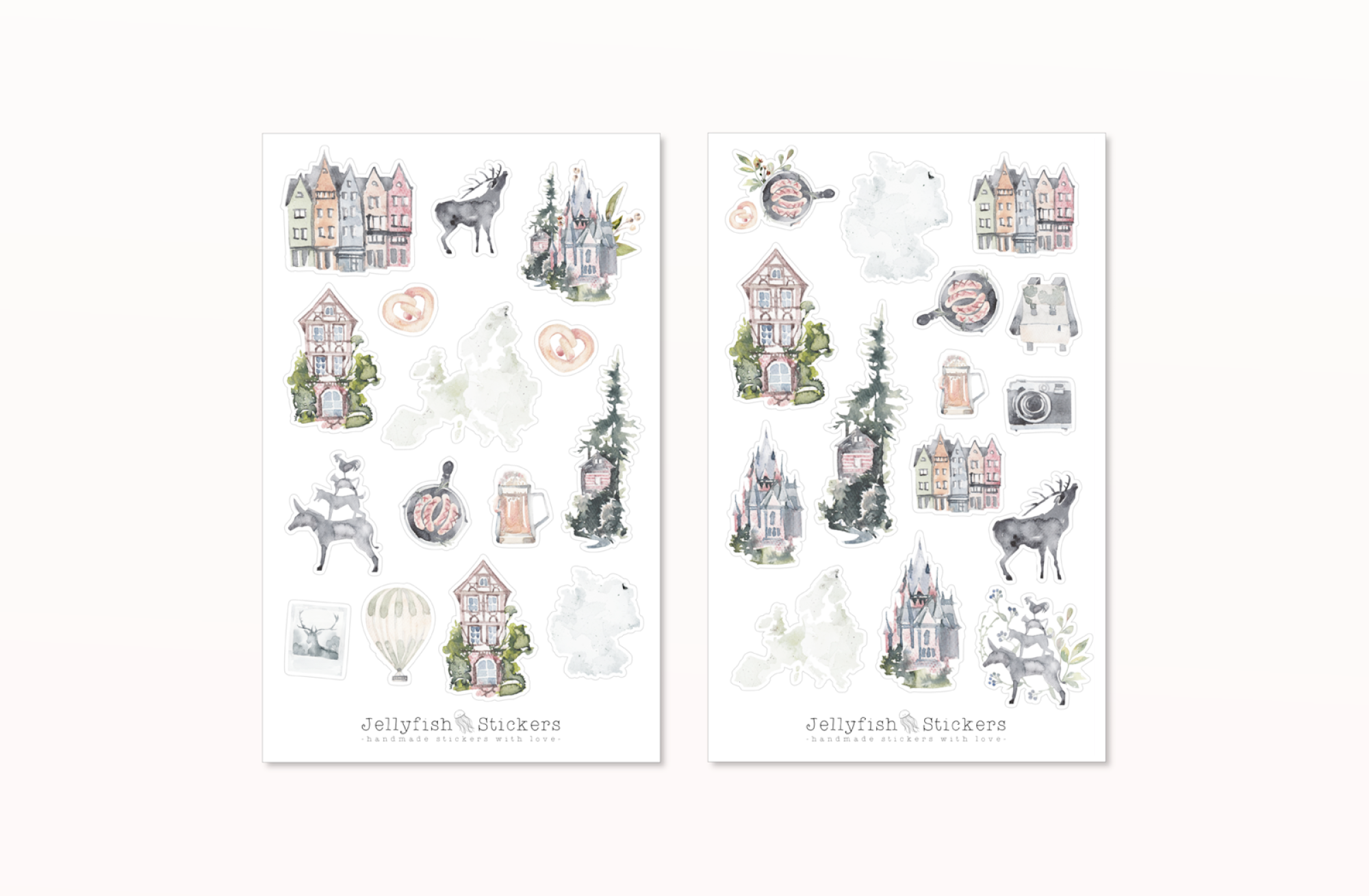 Deutschland Sticker Set