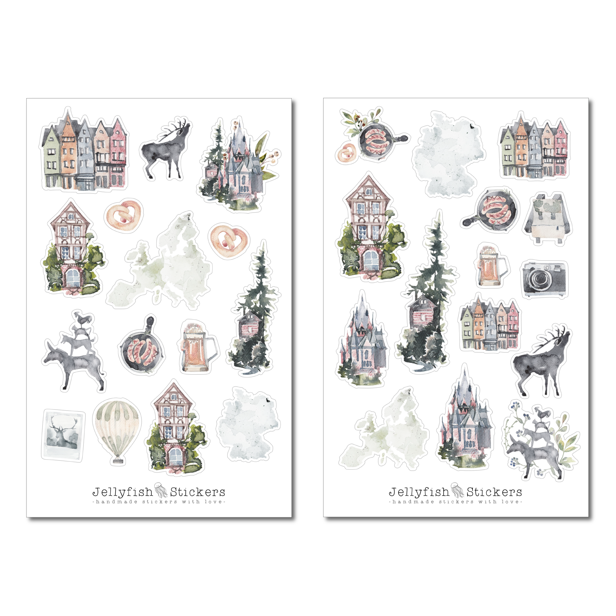 Deutschland Sticker Set