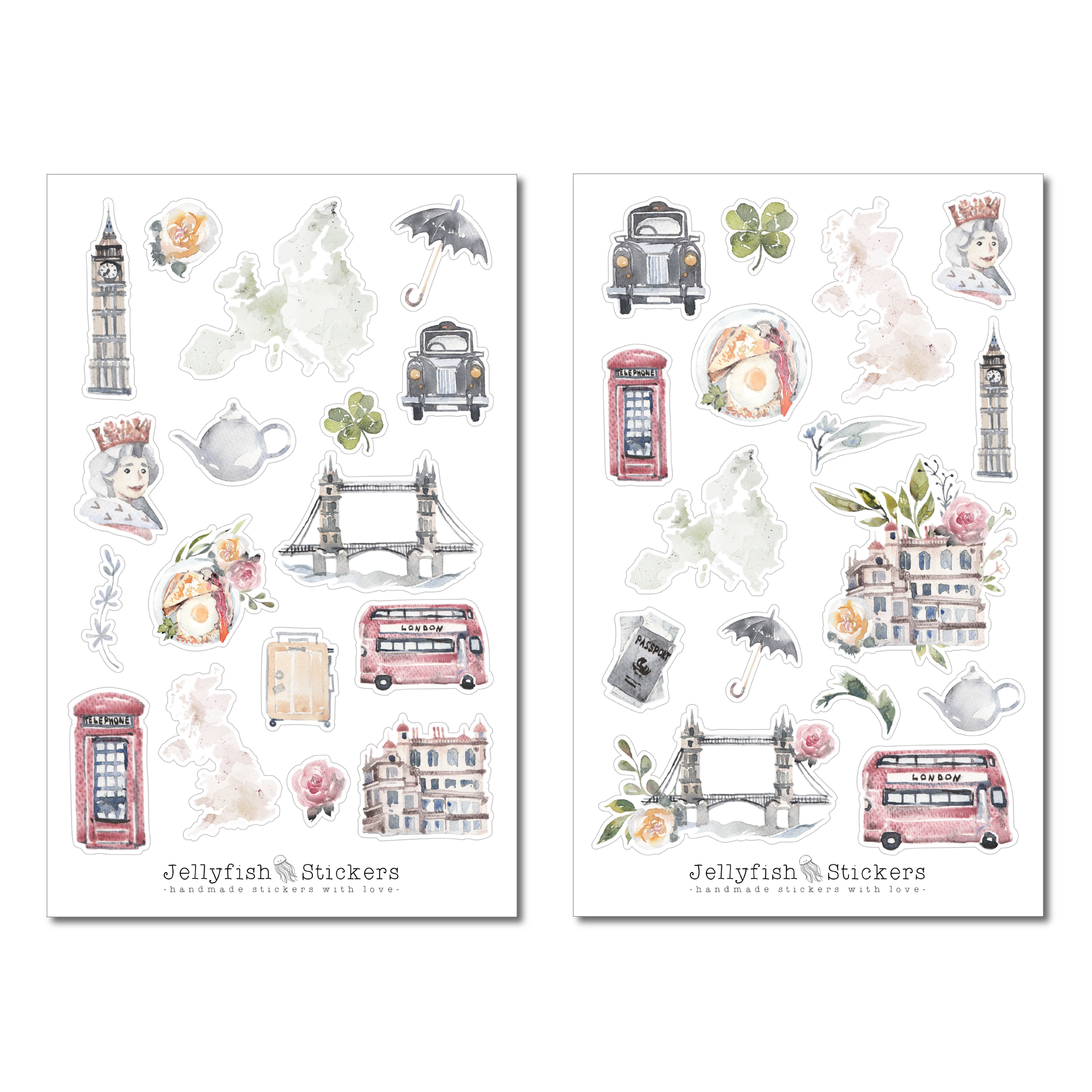 England Sticker Set