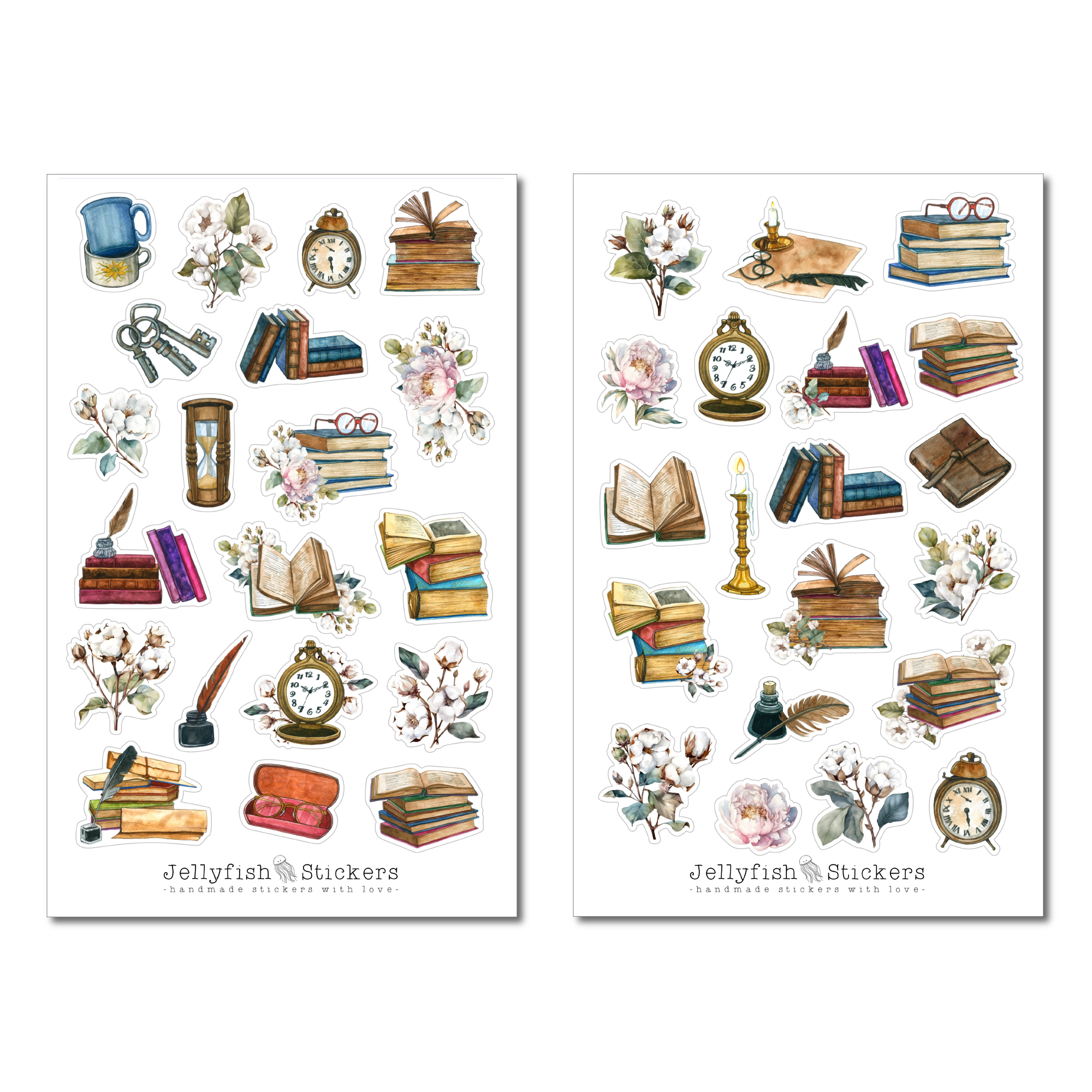 Books Sticker Set