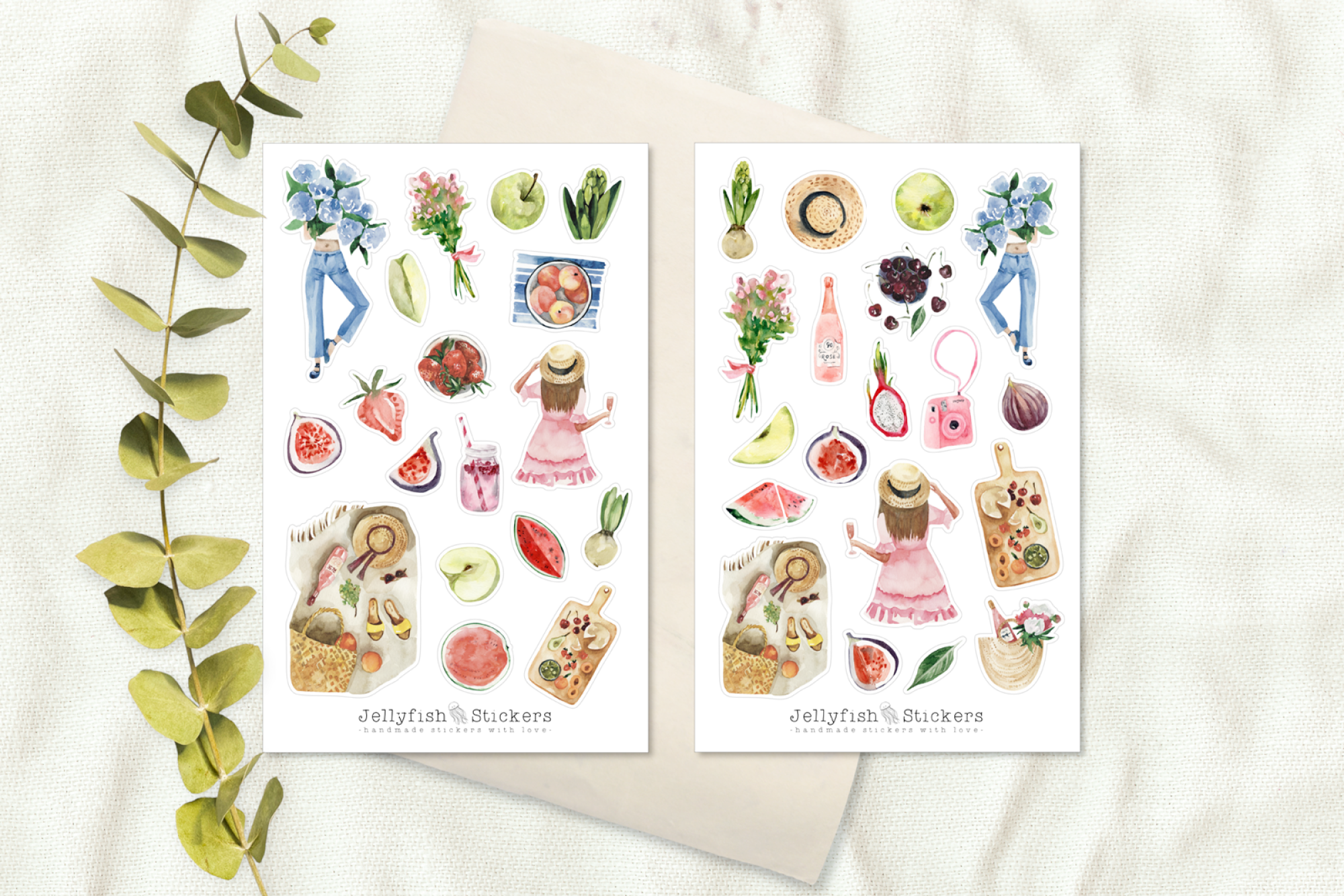 Sommer Sticker Set