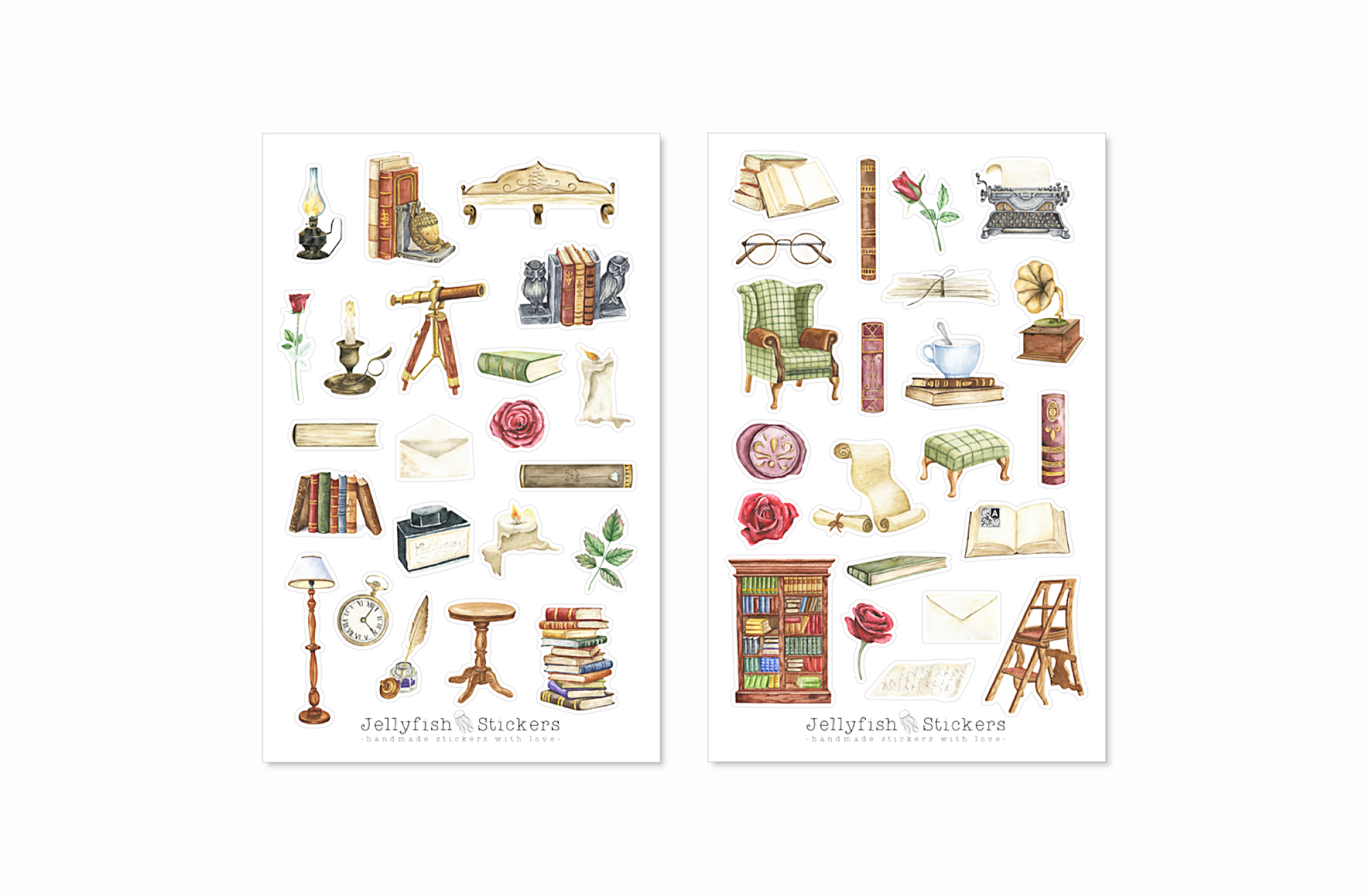 Vintage Sticker Set