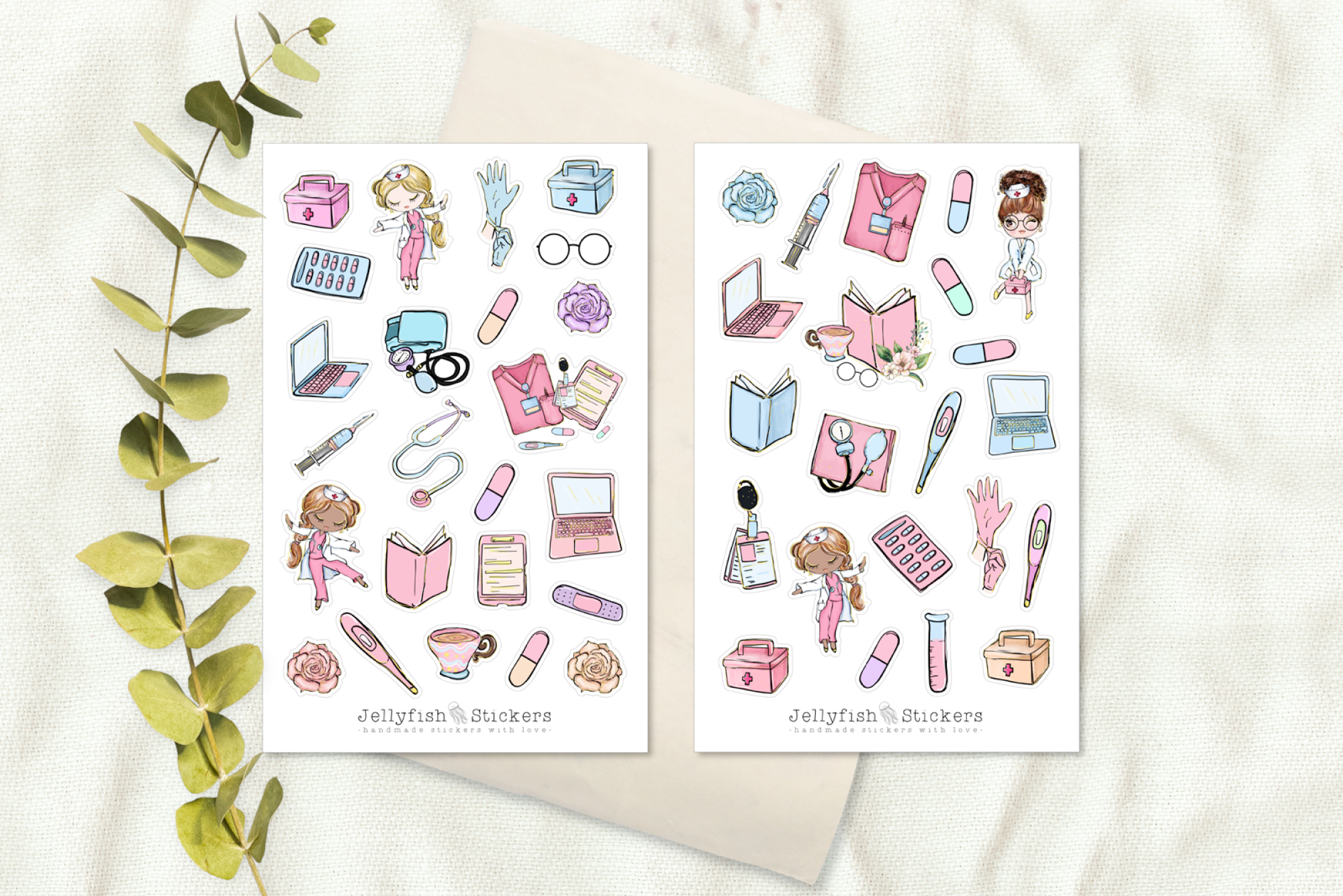 Medizin Sticker Set