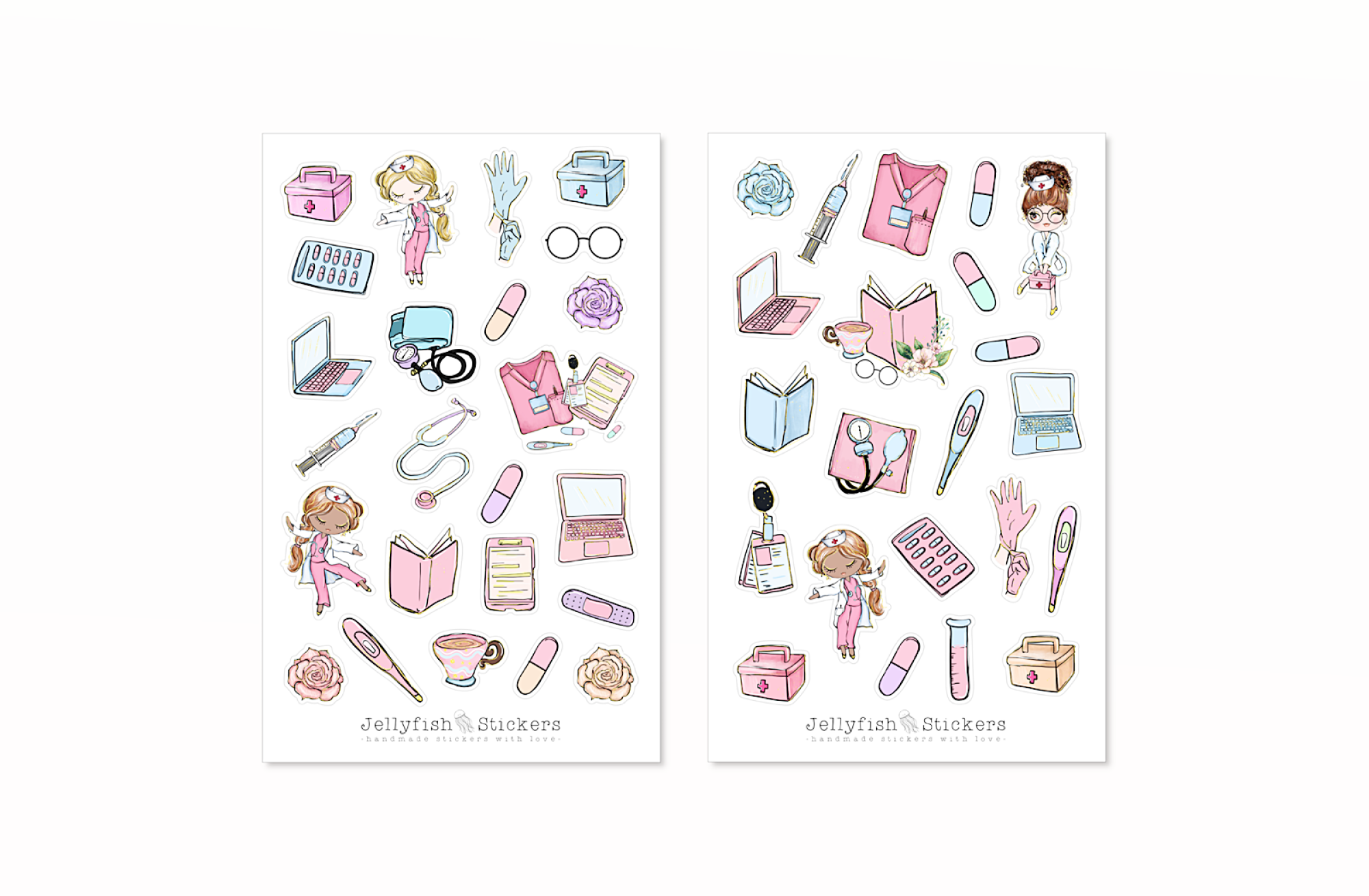 Medizin Sticker Set