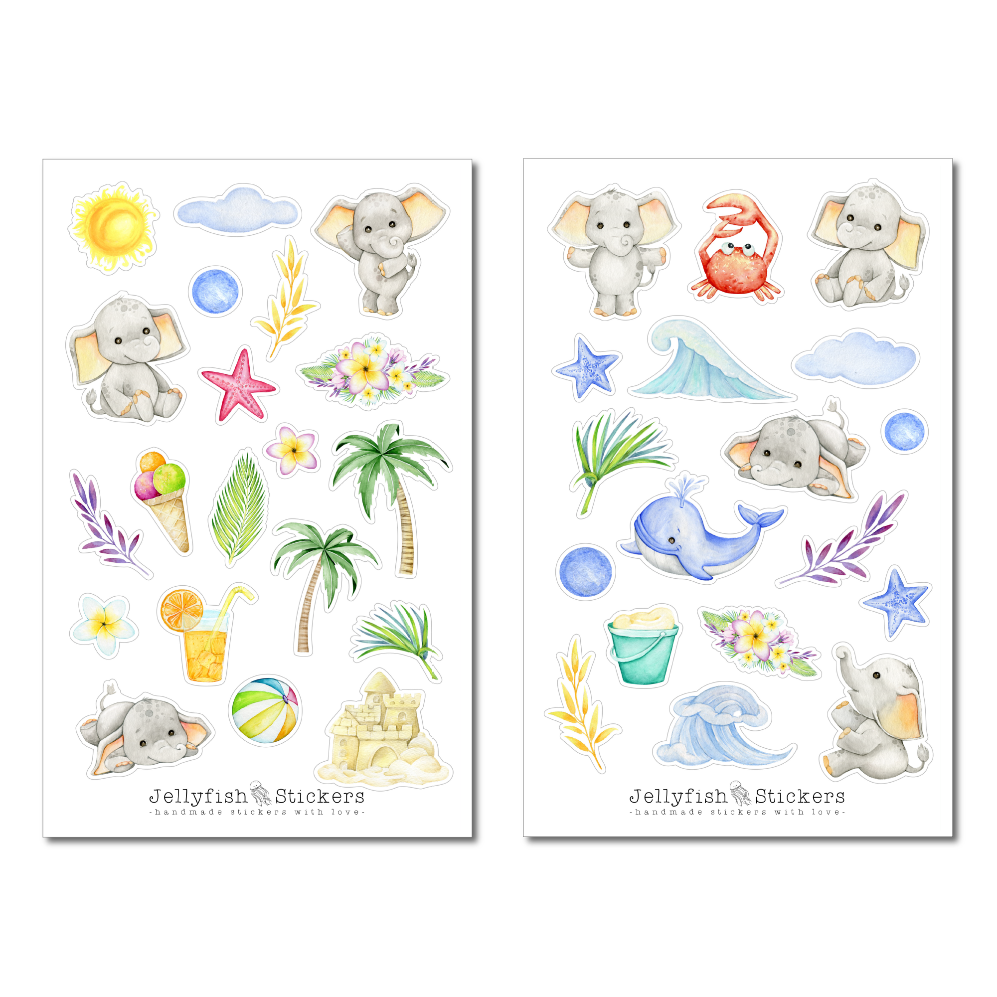 Ab 40EUR: Gratis Stickerbogen "Sommer"